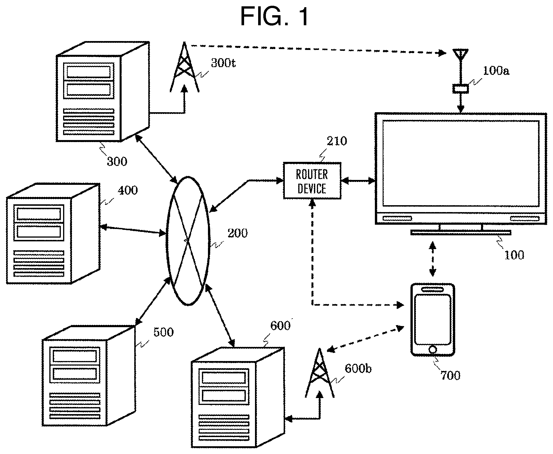 Patent US12108107 — Broadcast receiving device — Figure 1