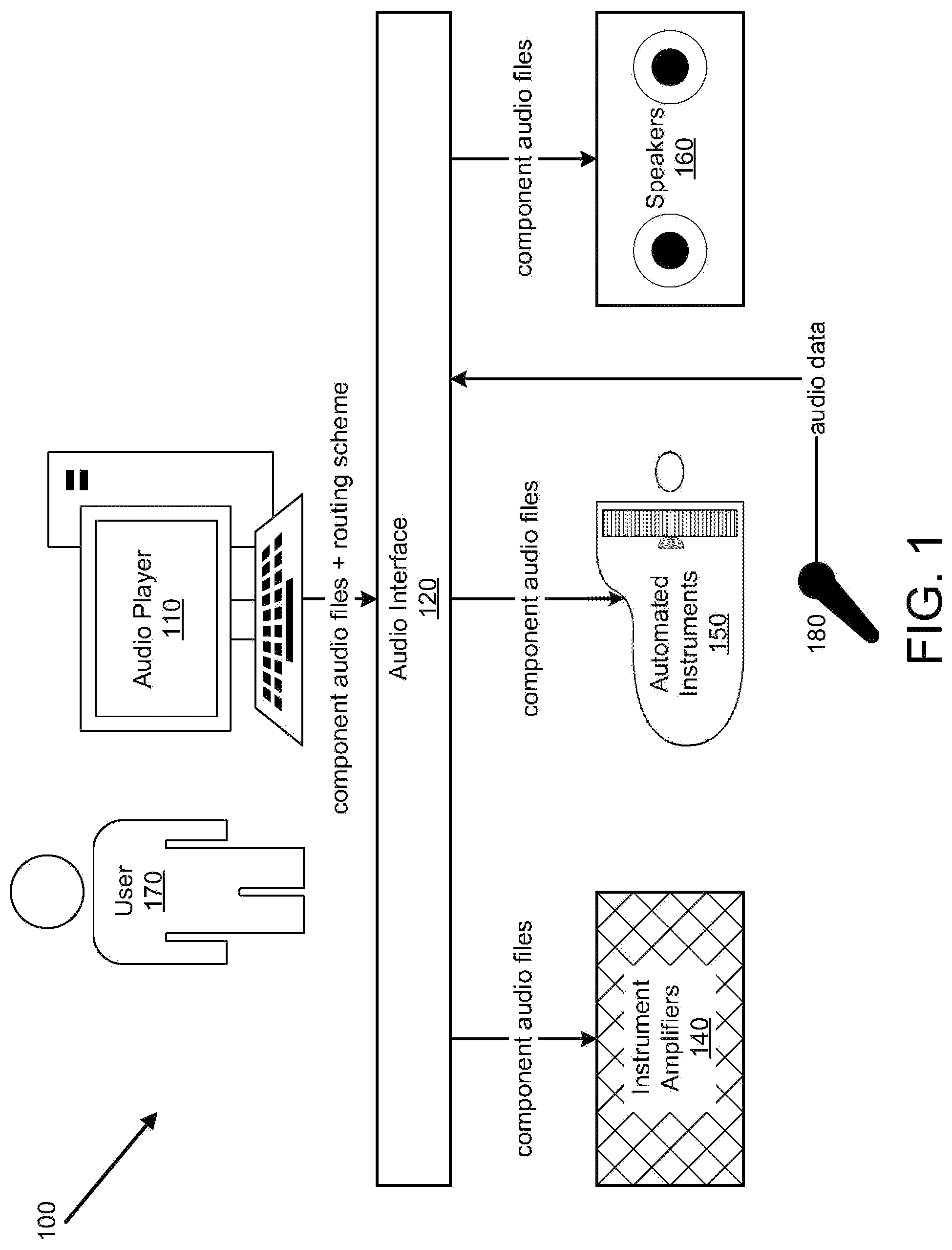 Patent US12108121 — Methods for reproducing music to mimic live performance — Figure 1