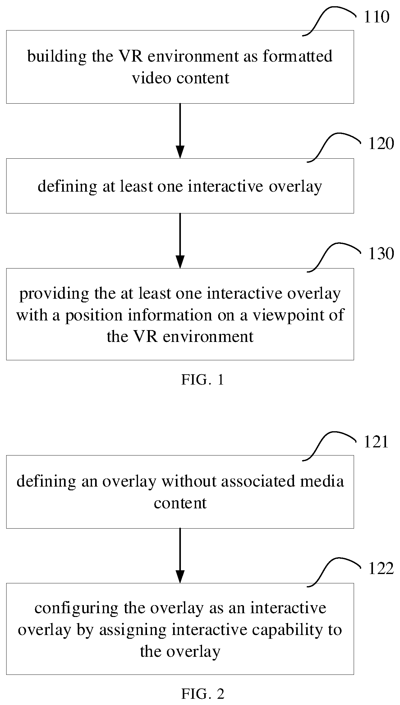 Patent US12108124 — Method and apparatus with improved overlay design used in a virtual reality environment — Figure 1