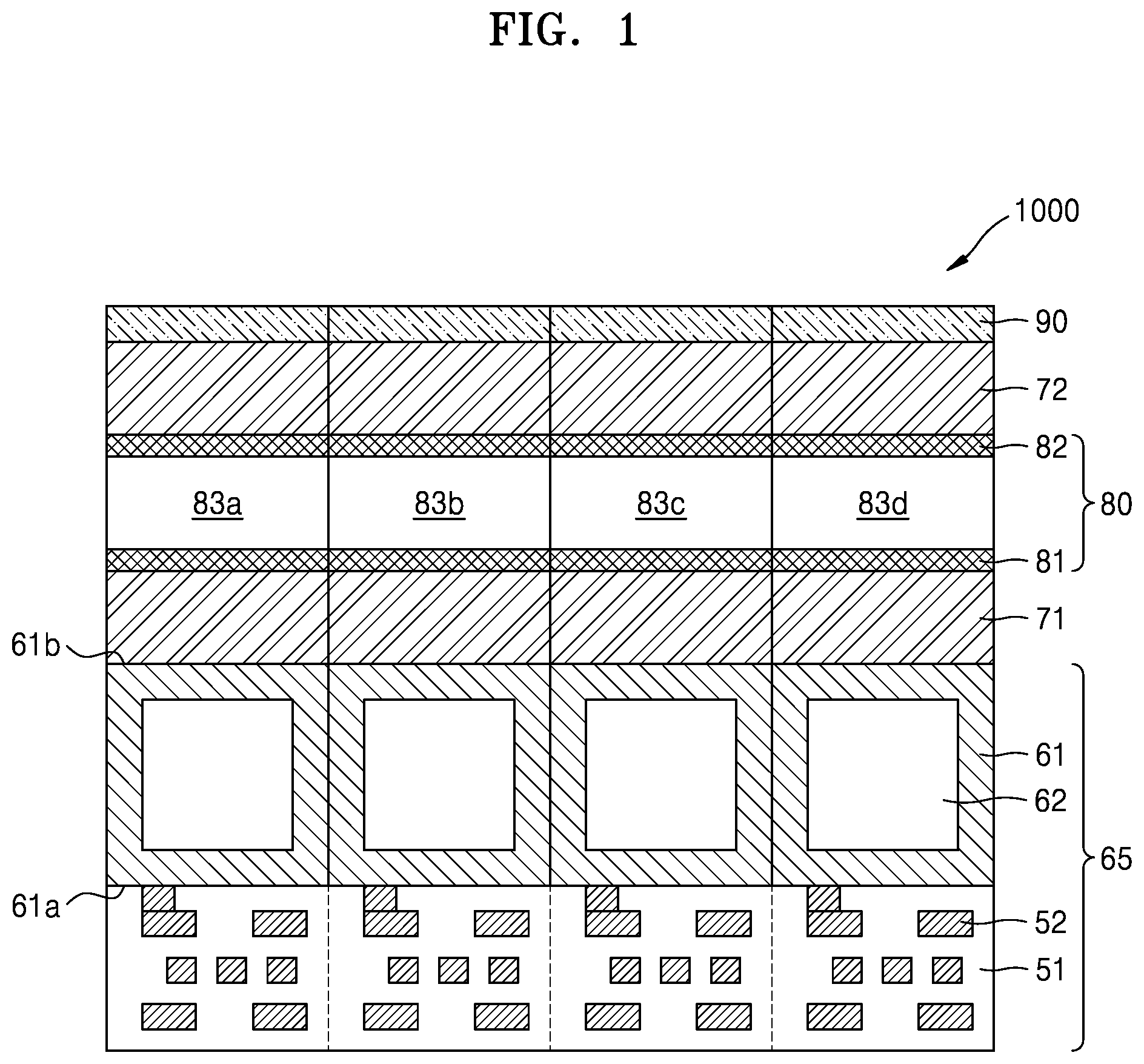 Patent US12108169 — Spectral filter, and image sensor and electronic device including the spectral filter — Figure 1