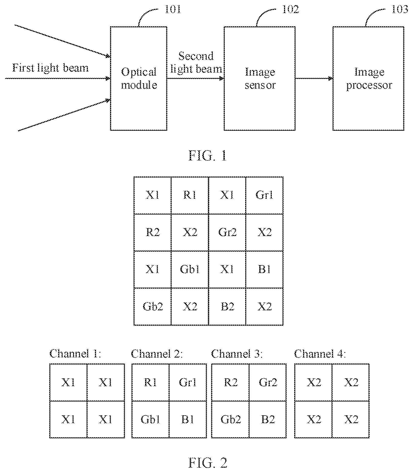 Patent US12108197 — Cameras and image obtaining methods based on controlling brightness adjustment parameters — Figure 1