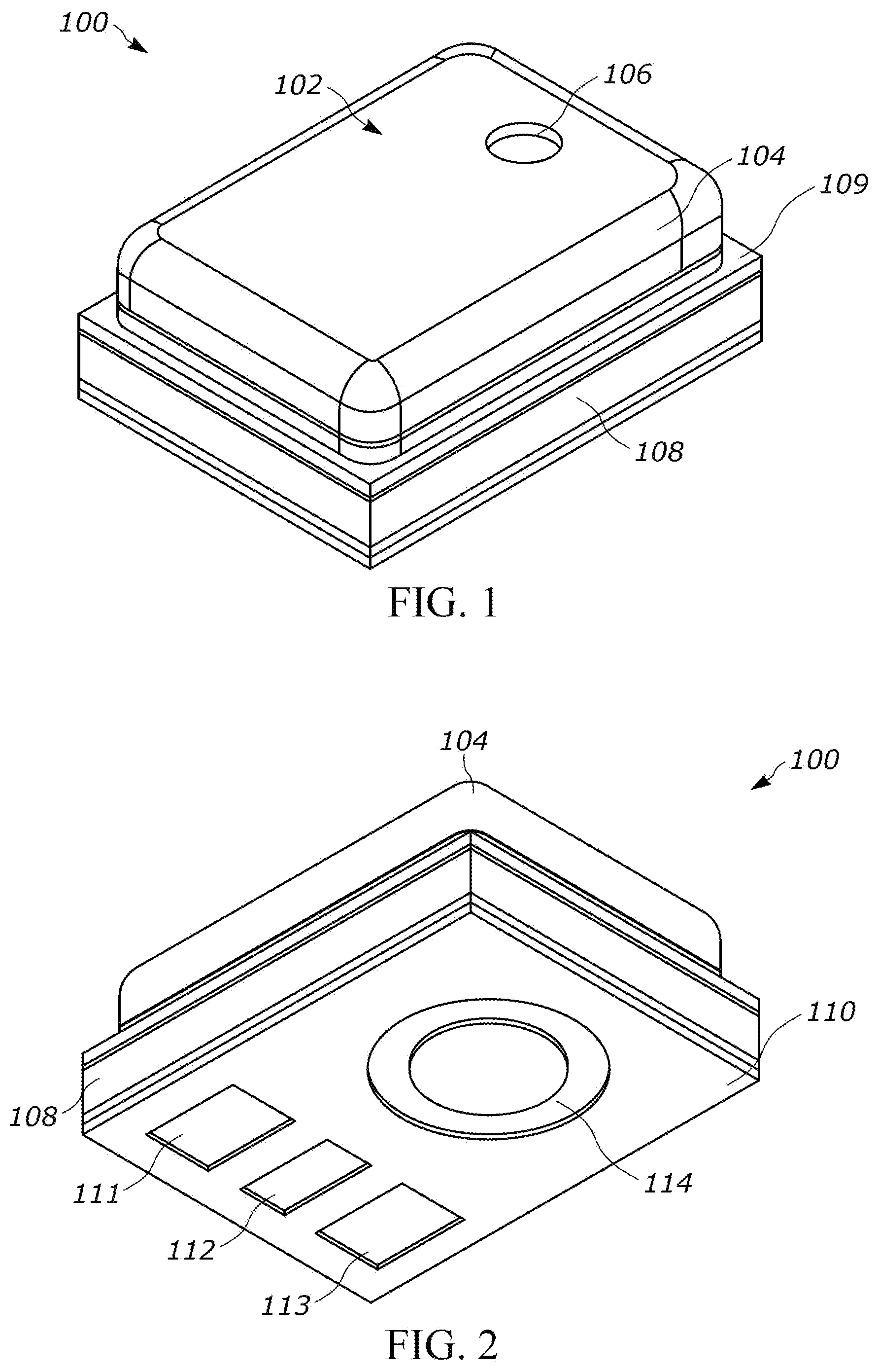 Patent US12108204 — Acoustic sensor assembly having improved frequency response — Figure 1