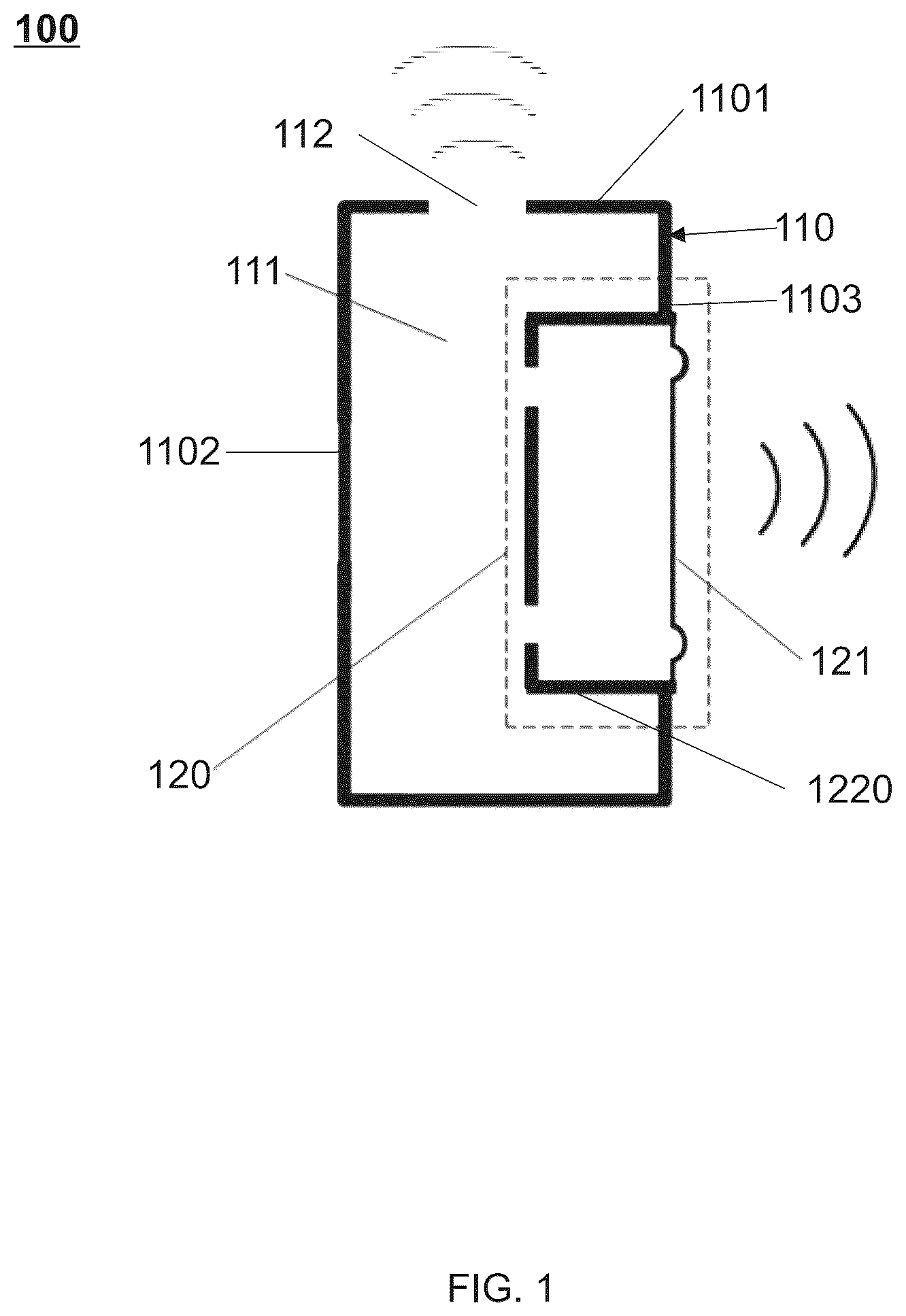 Patent US12108208 — Acoustic output devices — Figure 1