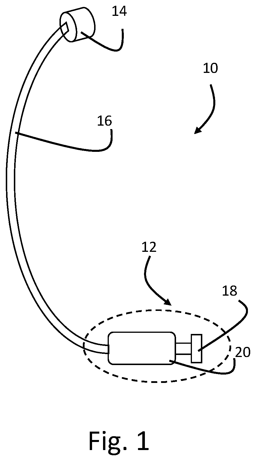 Patent US12108221 — Assembly for hearing aid — Figure 1