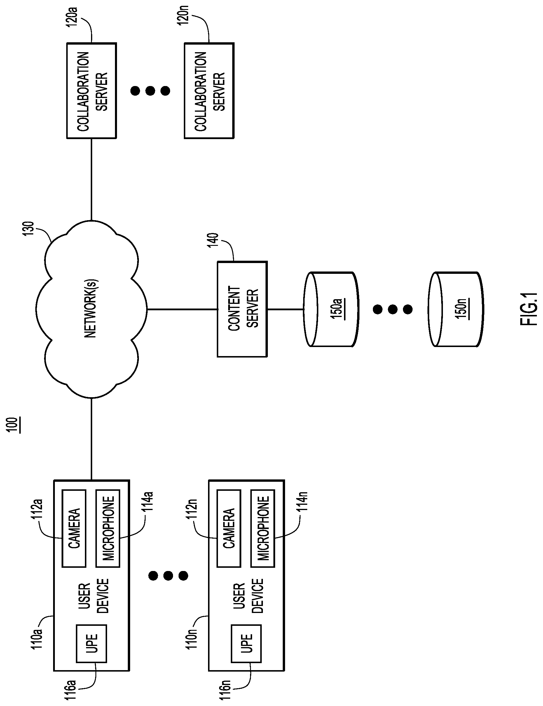 Patent US12108243 — Selective privacy filtering for online conferences — Figure 1