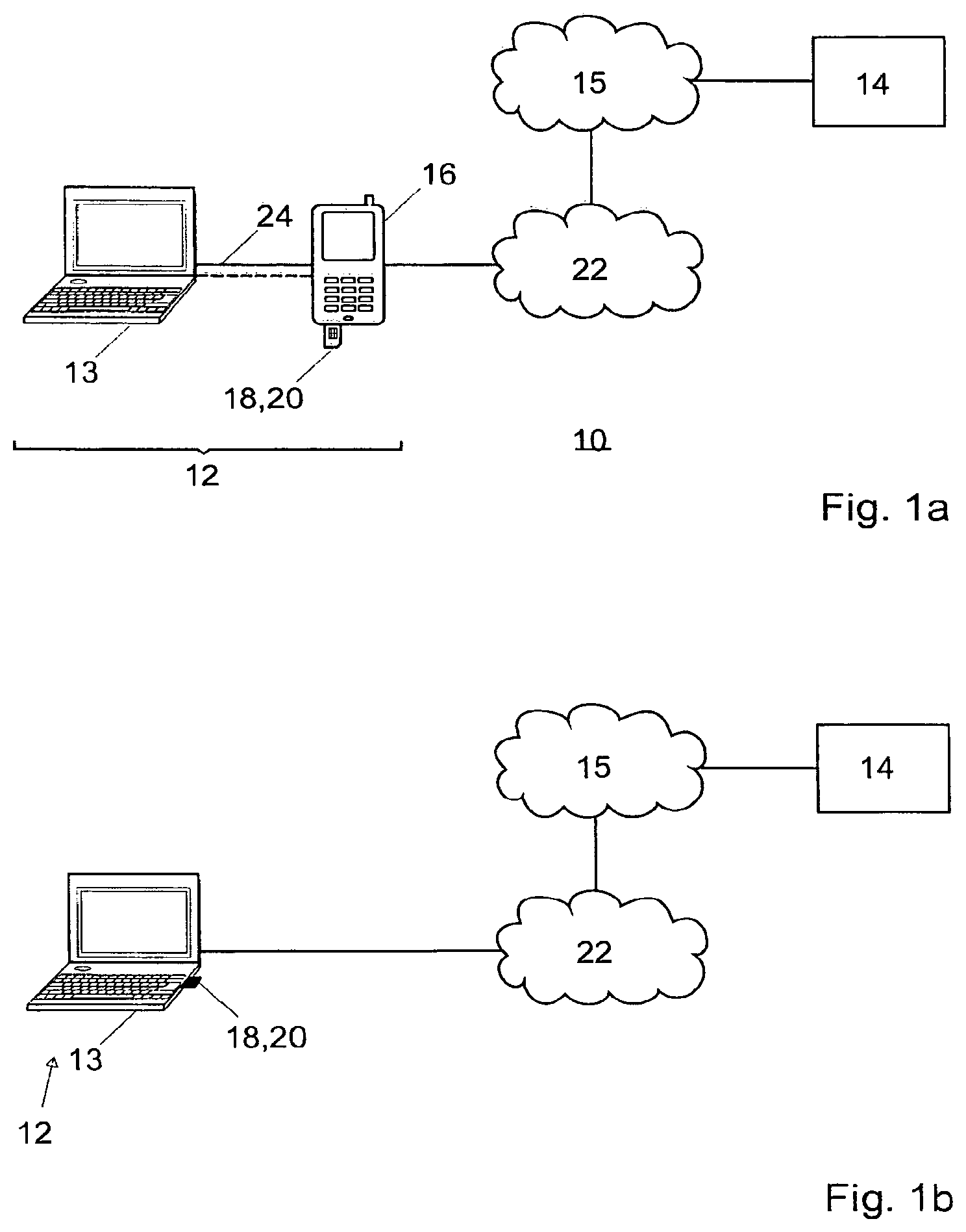Patent US12108251 — Method for adapting the security settings of a communication station, communication station and identification module — Figure 1