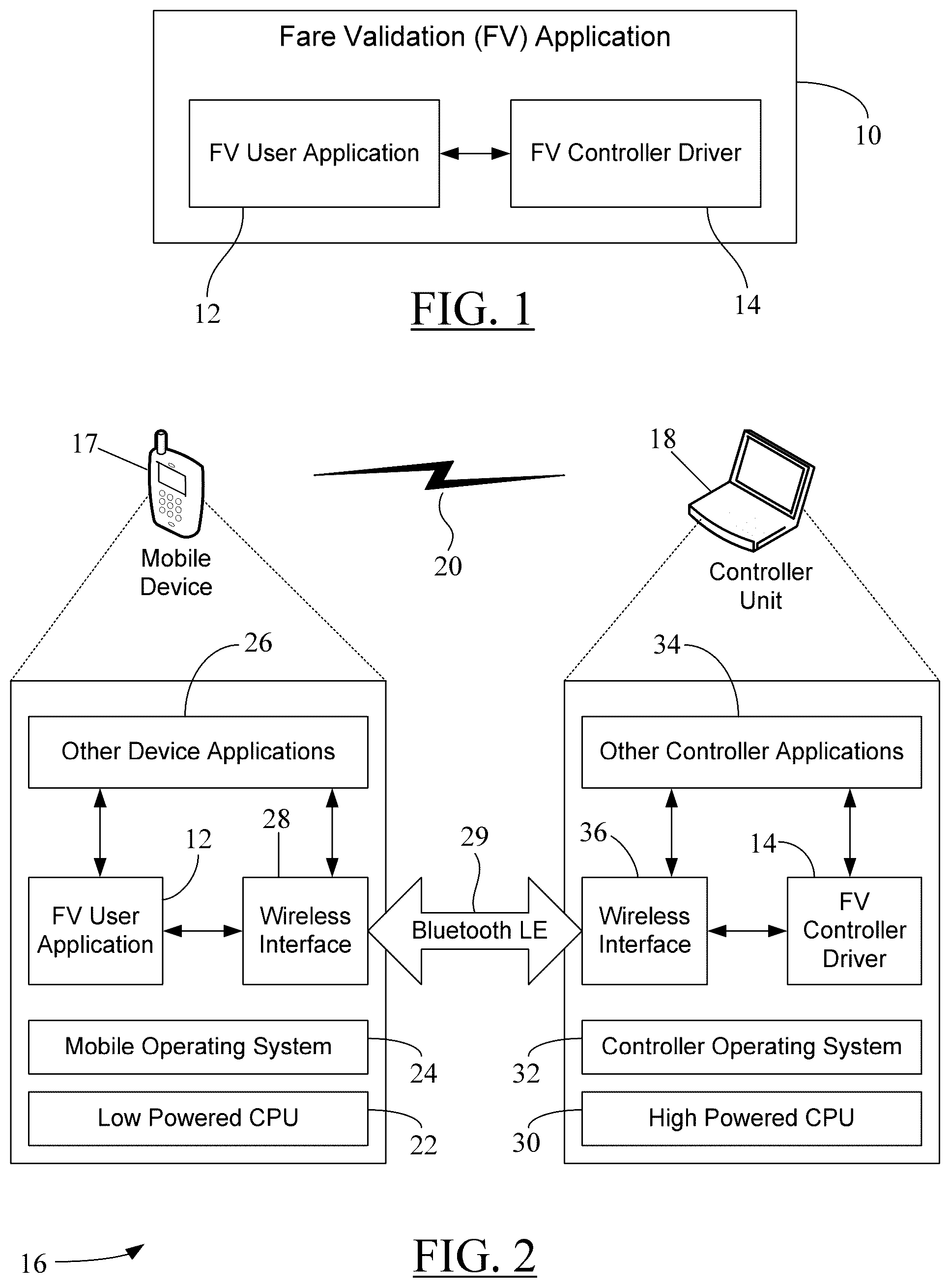 Patent US12108252 — Short range wireless translation methods and systems for hands-free fare validation — Figure 1