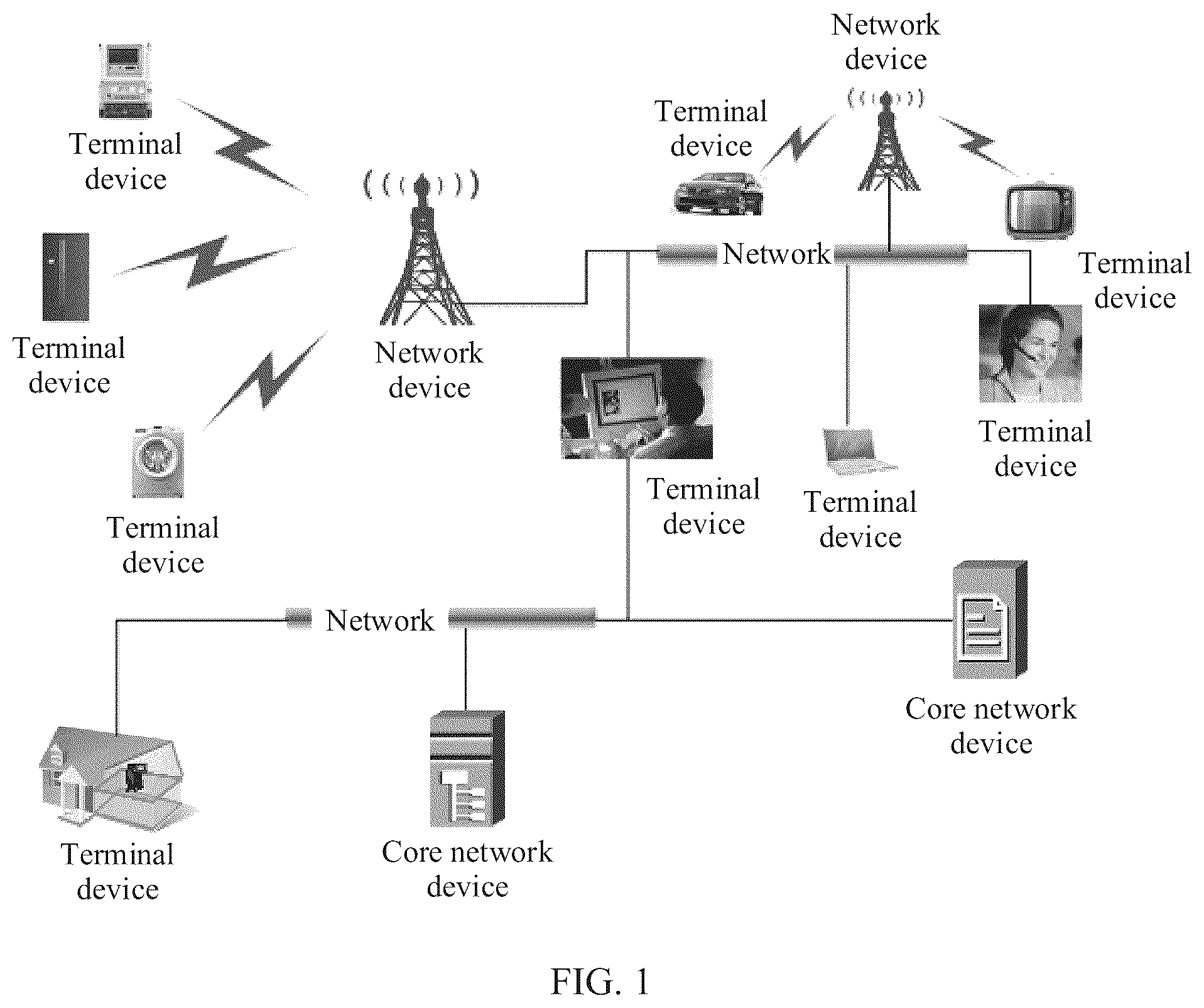 Patent US12108335 — Wake up signal sending method and device — Figure 1
