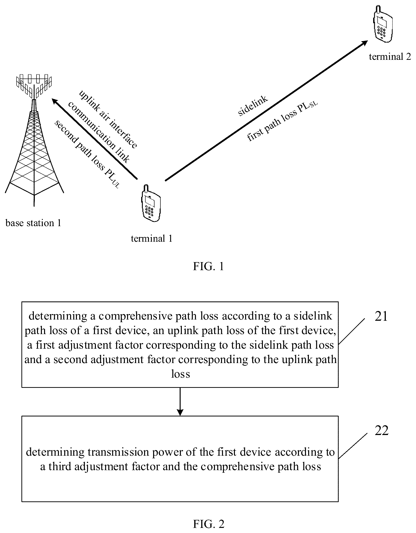 Patent US12108343 Figure 1 – Transmitting power determination method, apparatus and communication device