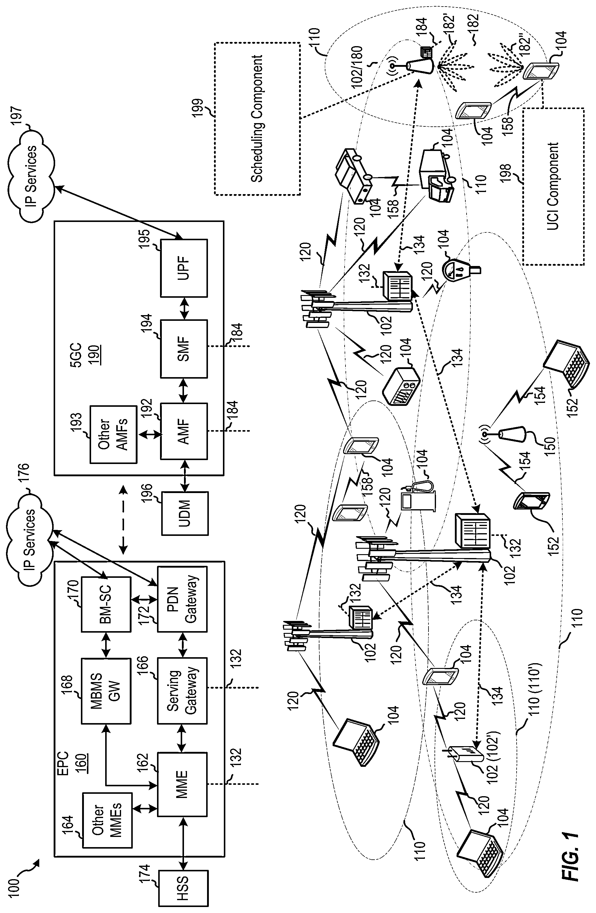 Patent US12108384 — Uplink control channel repetition factor indication — Figure 1