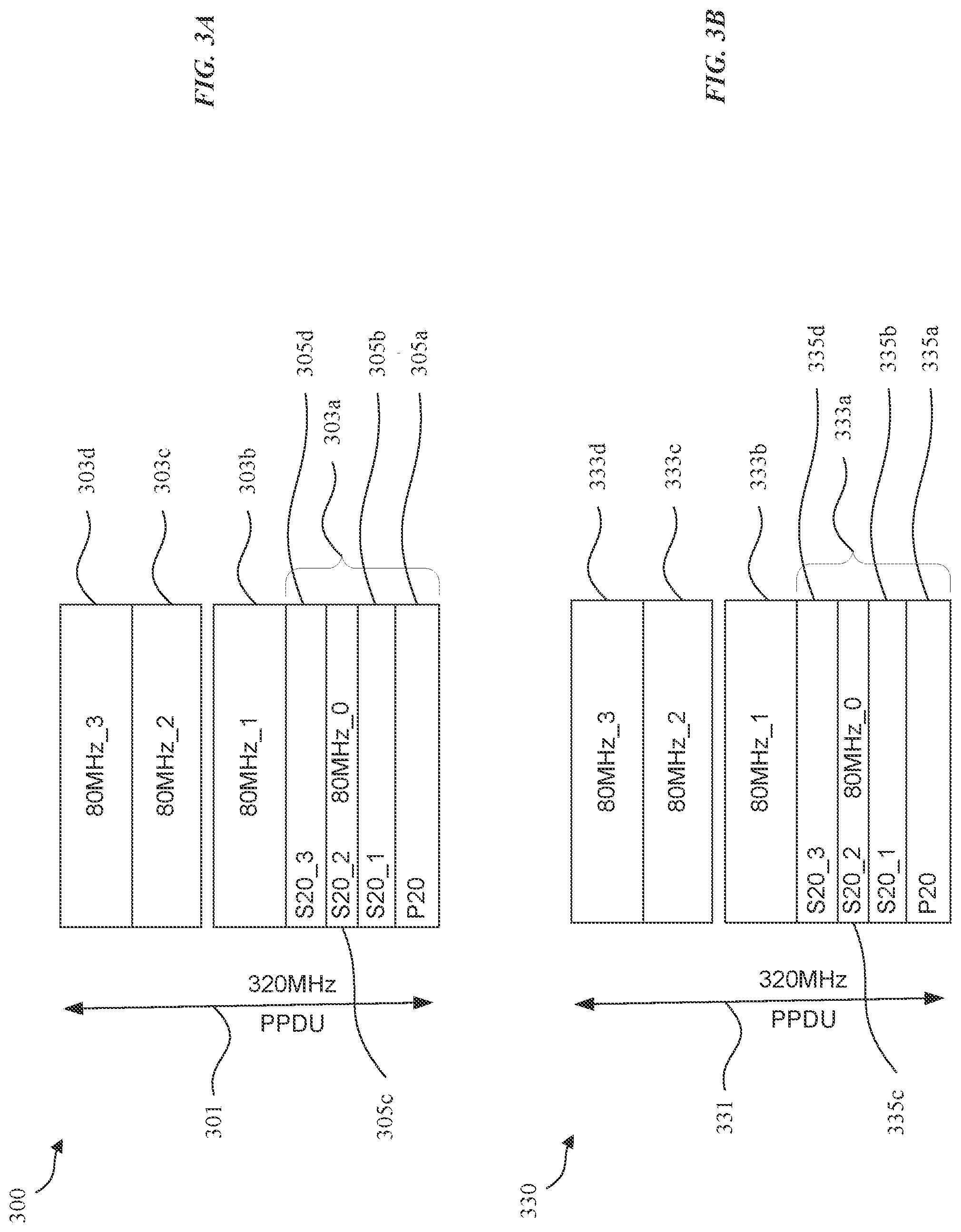 Patent US12108447 Figure 3 – Request to send (RTS)/clear to send (CTS) frames and transmission rules