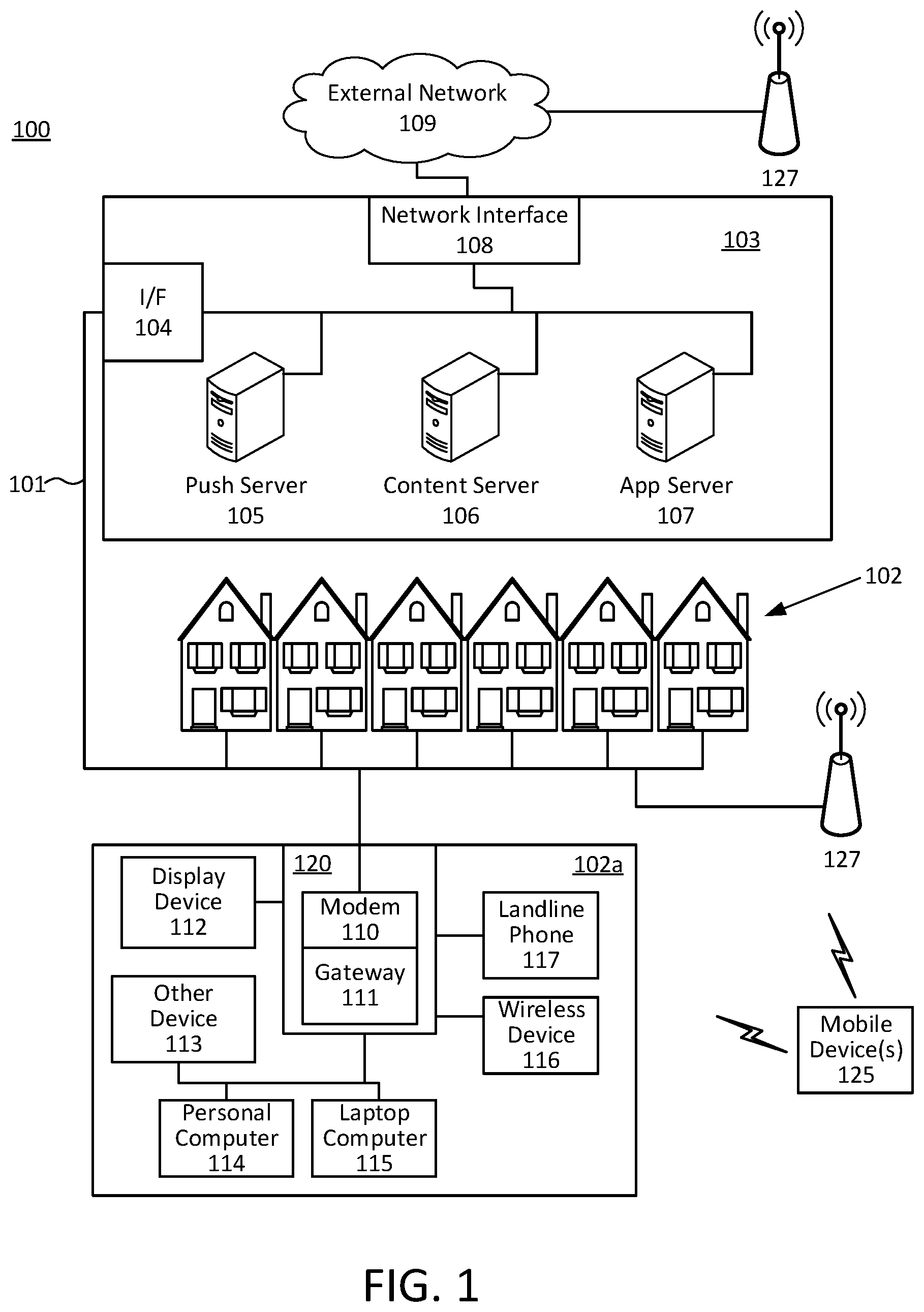 Patent US12108466 — Wireless communication coexistence — Figure 1