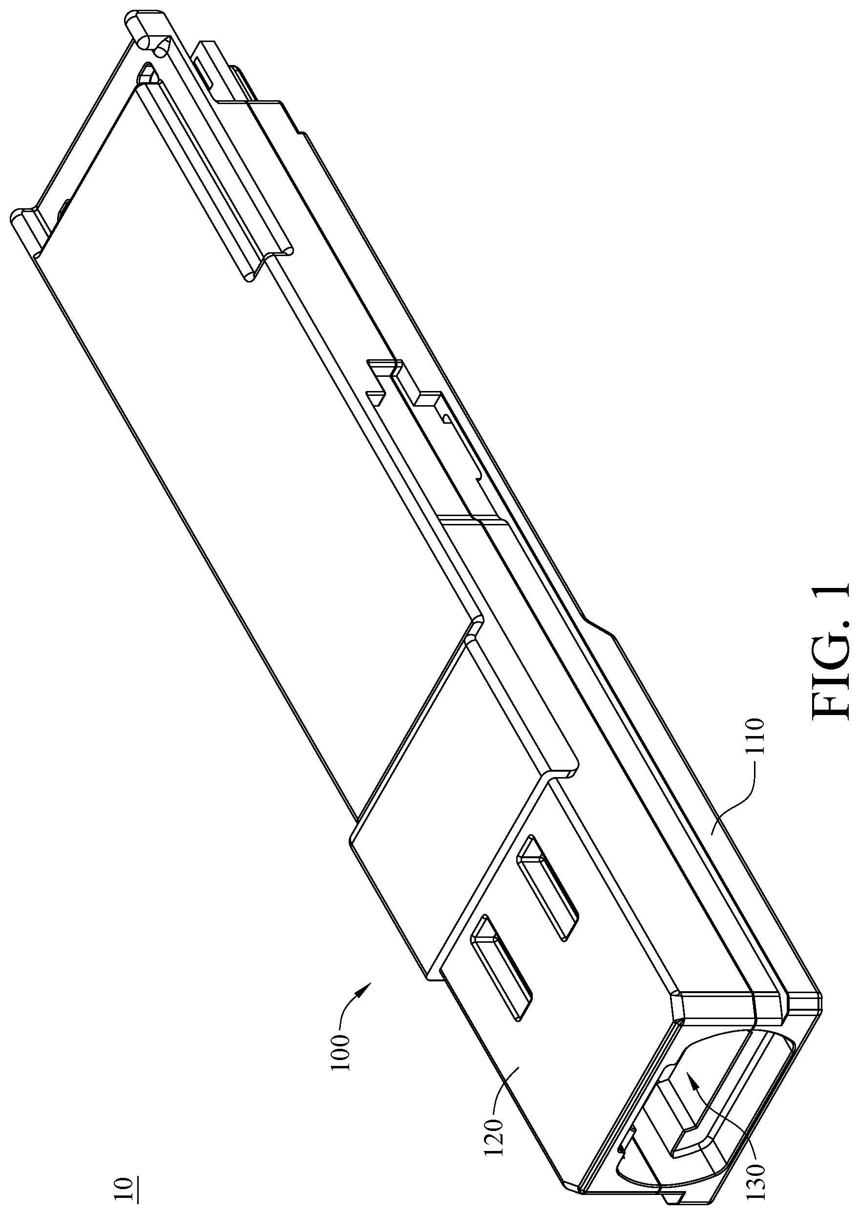 Patent US12108518 — Heat dissipation design for optical transceiver — Figure 1