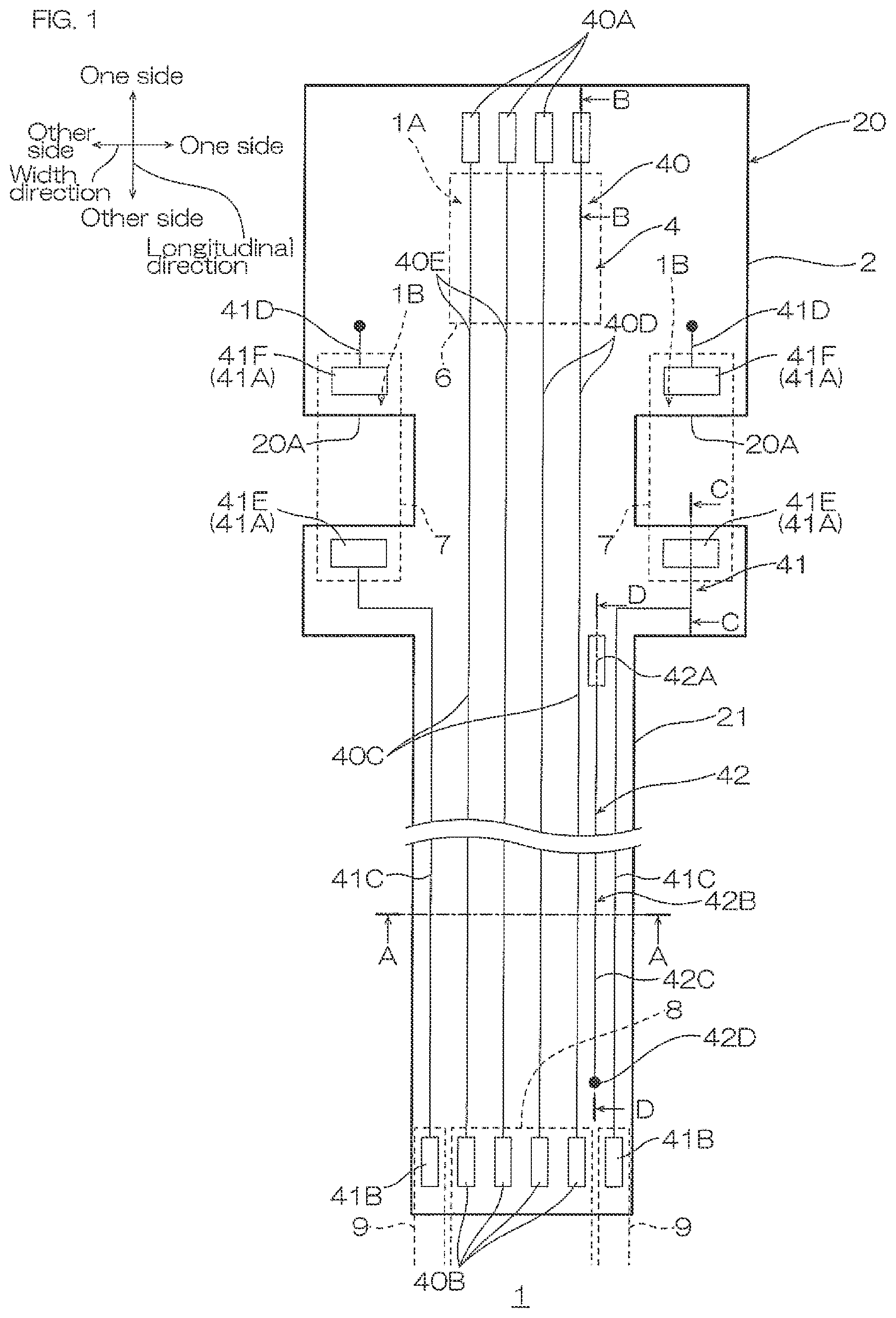 Patent US12108529 — Wiring circuit board — Figure 1