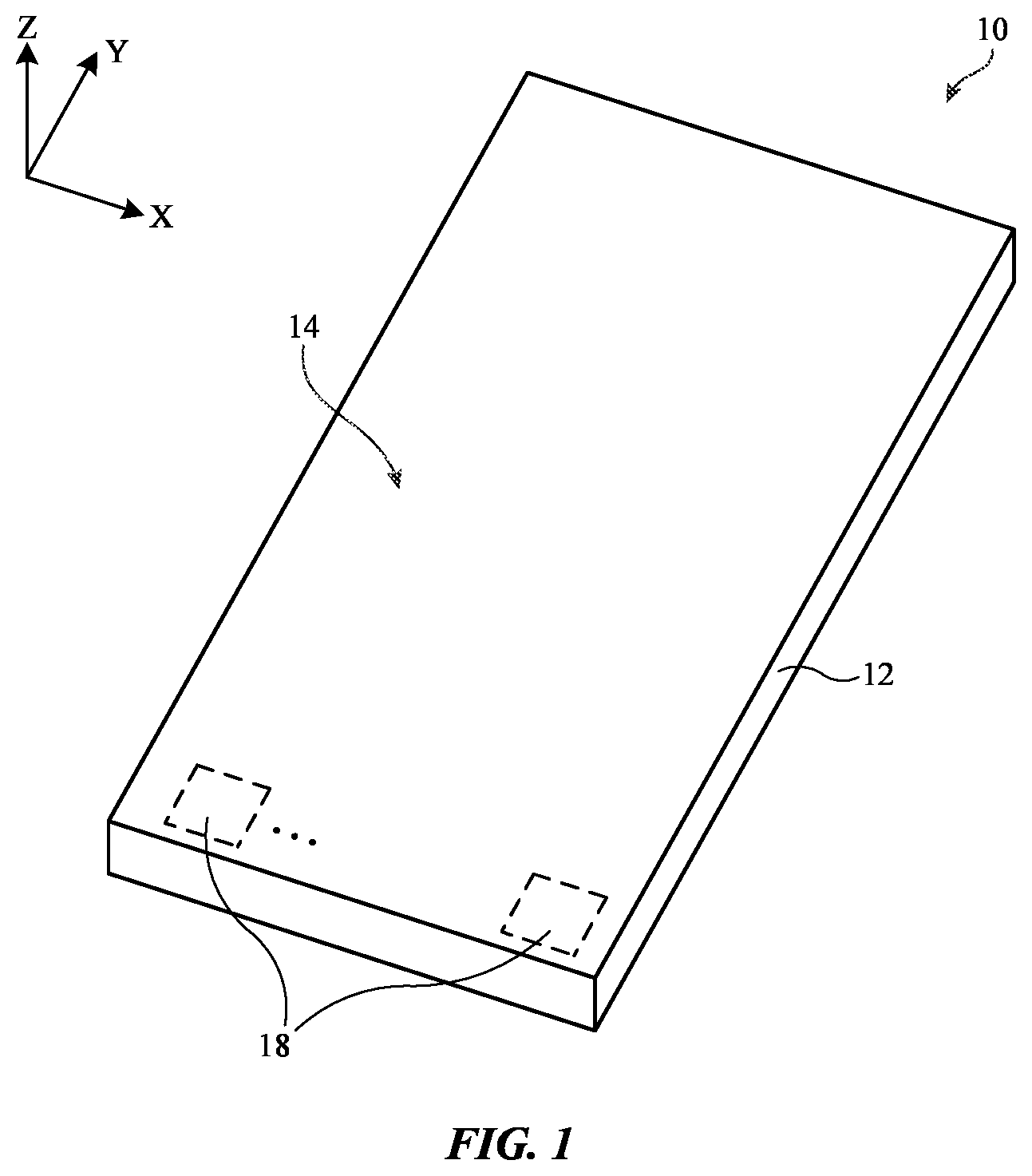 Patent US12108547 Figure 1 – Electronic devices with molded polymer structures