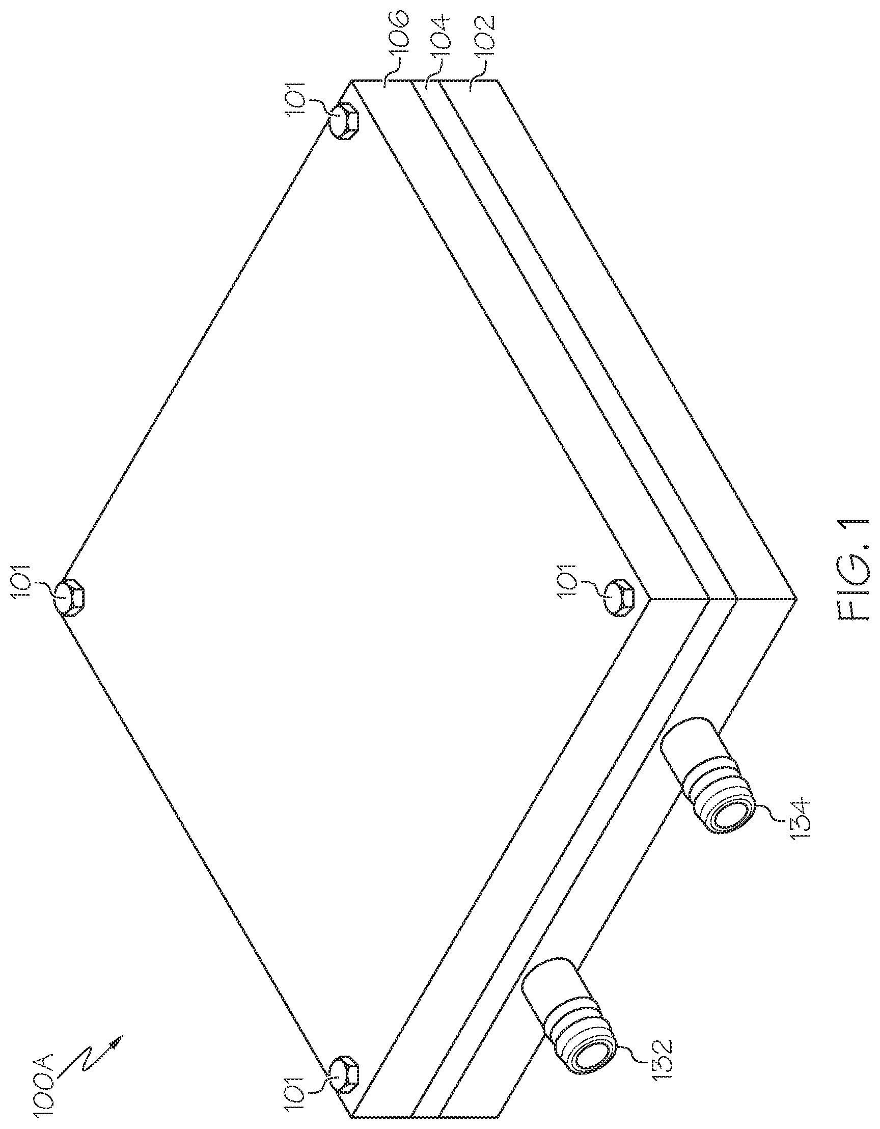 Patent US12108563 — Power electronics assemblies having embedded power electronics devices — Figure 1