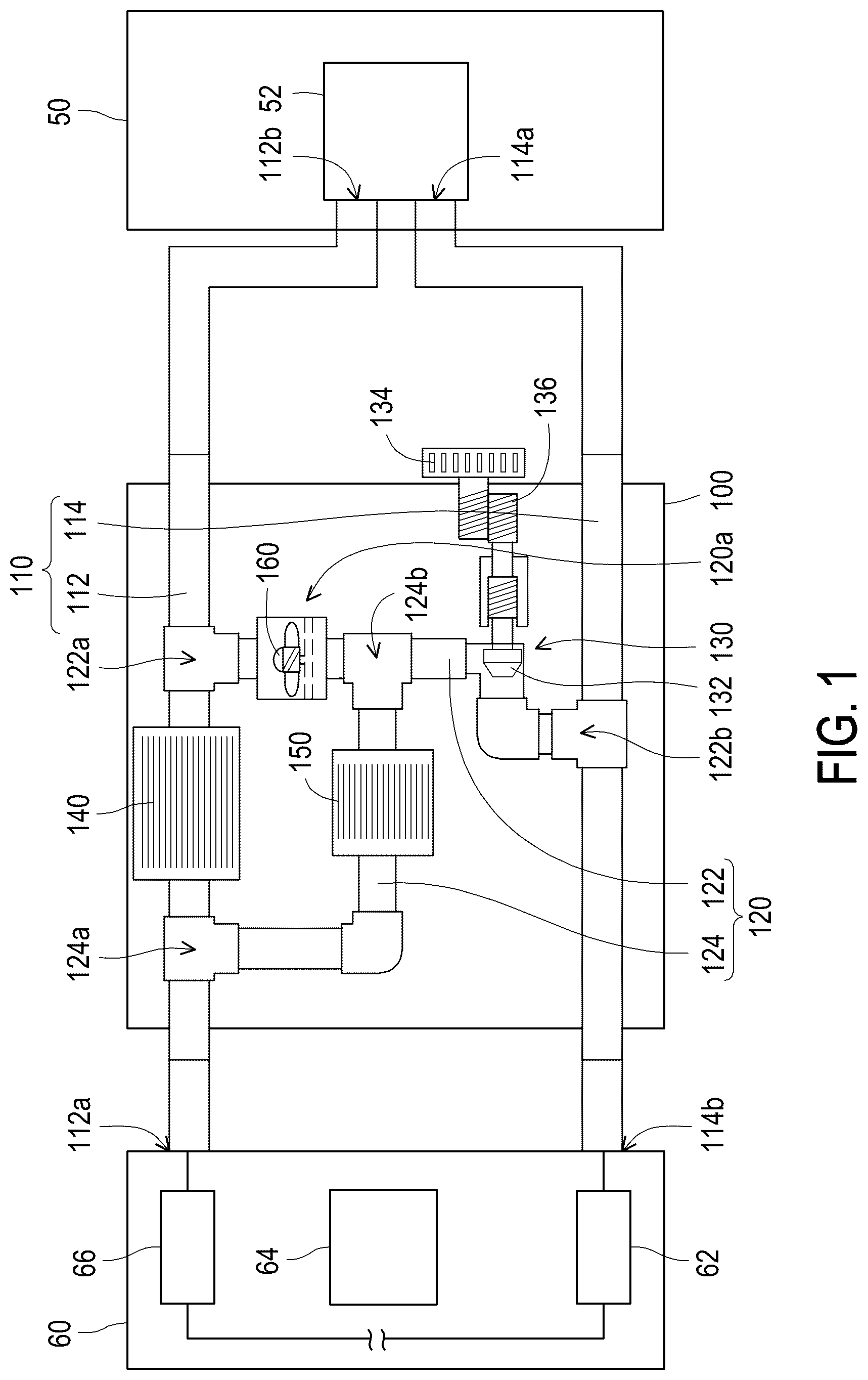 Patent US12108564 — Flow path module, coolant distribution device, and server — Figure 1