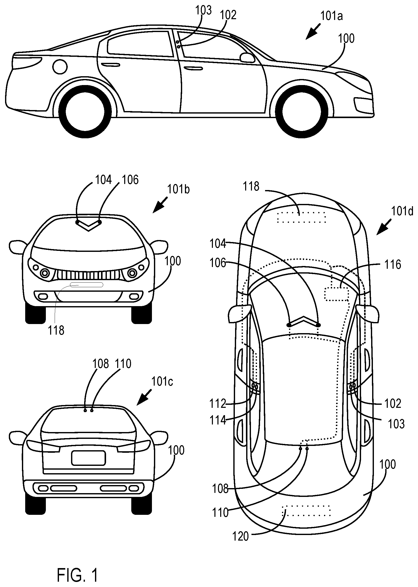 Patent US12108575 — Regulating temperature of an image sensor using a thermoelectric cooler — Figure 1