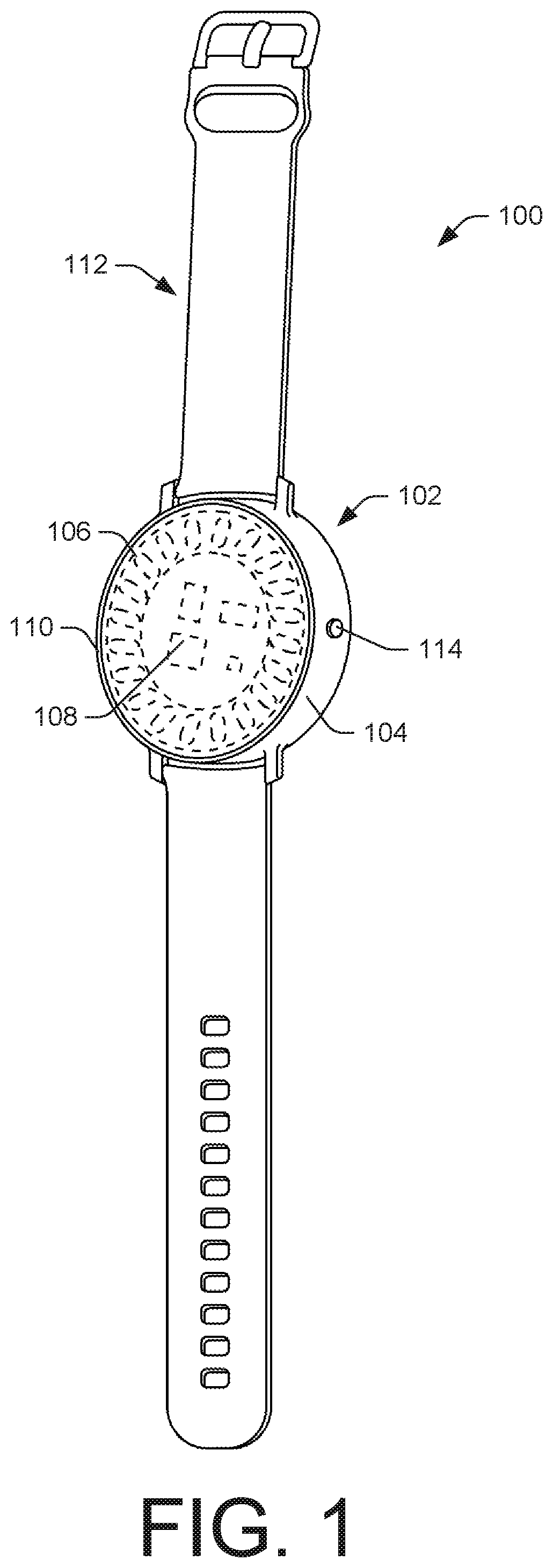 Patent US12108576 — Thermal interposer for electronic device — Figure 1