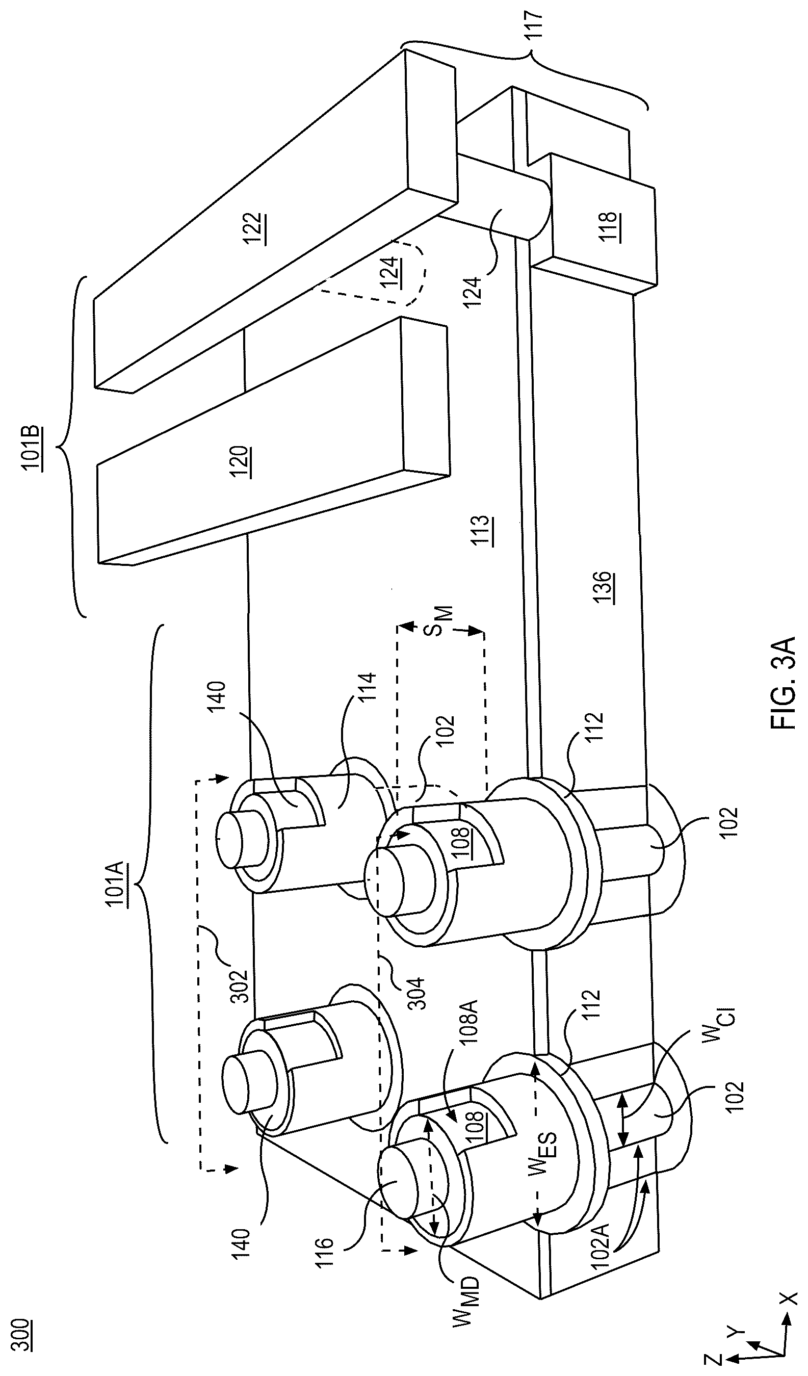 Patent US12108607 Figure 5 – Devices with continuous electrode plate and methods of fabrication