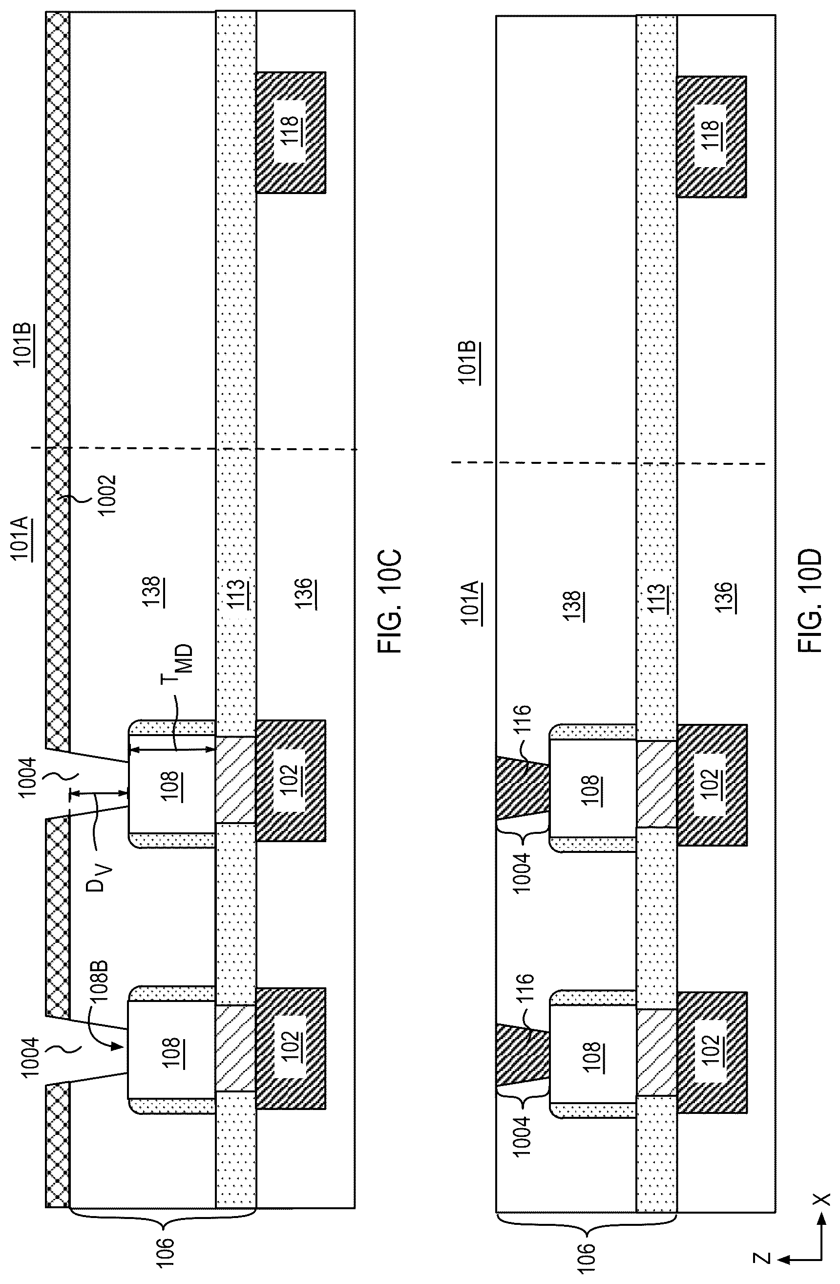 Patent US12108607 Figure 17 – Devices with continuous electrode plate and methods of fabrication