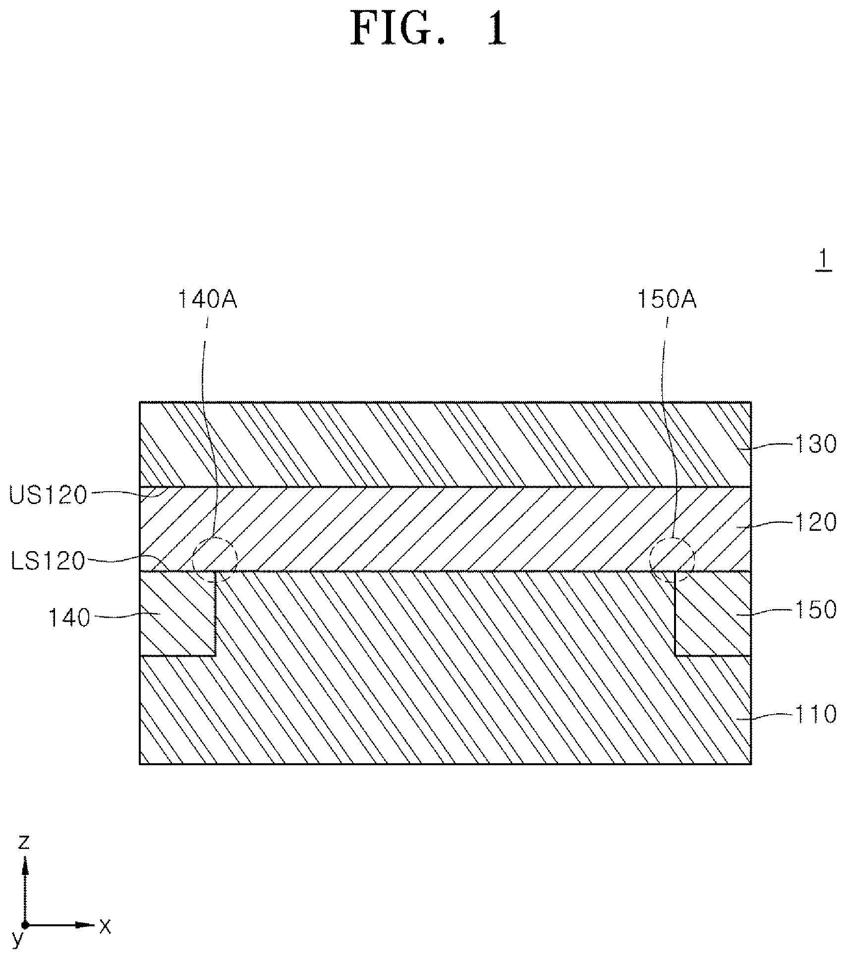 Patent US12108611 — Nonvolatile memory device having resistance change layer — Figure 1