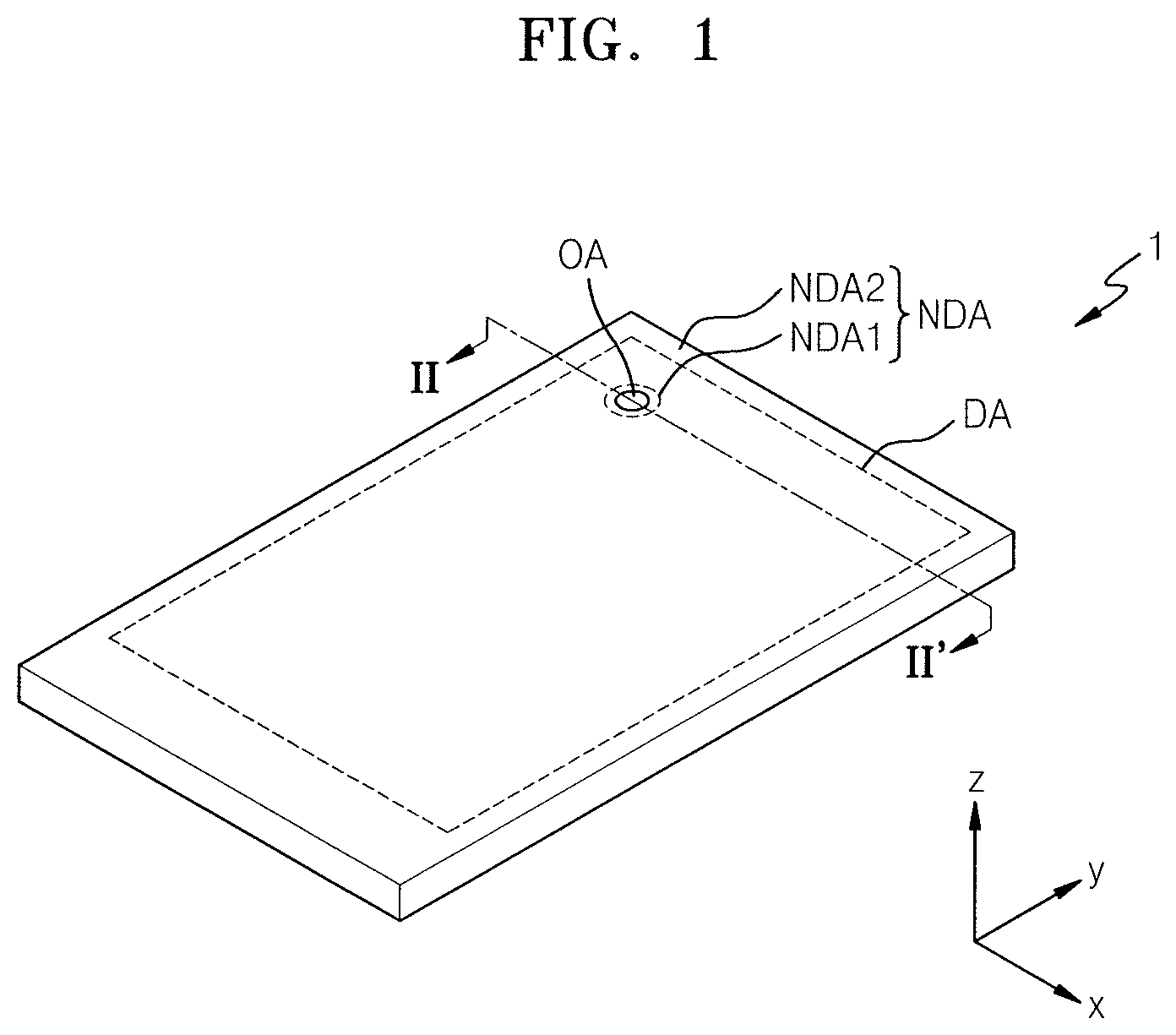Patent US12108623 Figure 1 – Display panel