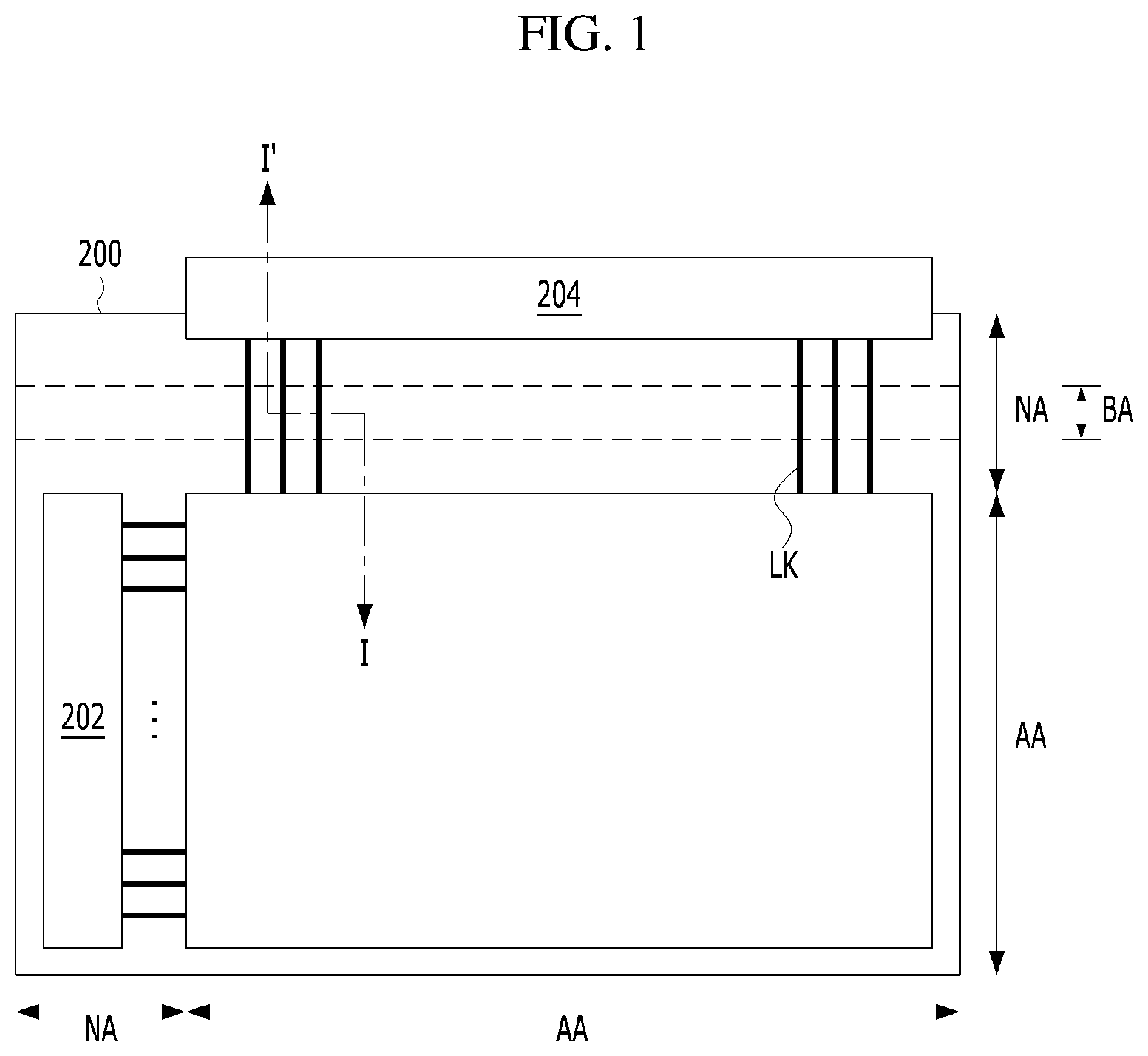 Patent US12108628 — Display device — Figure 1