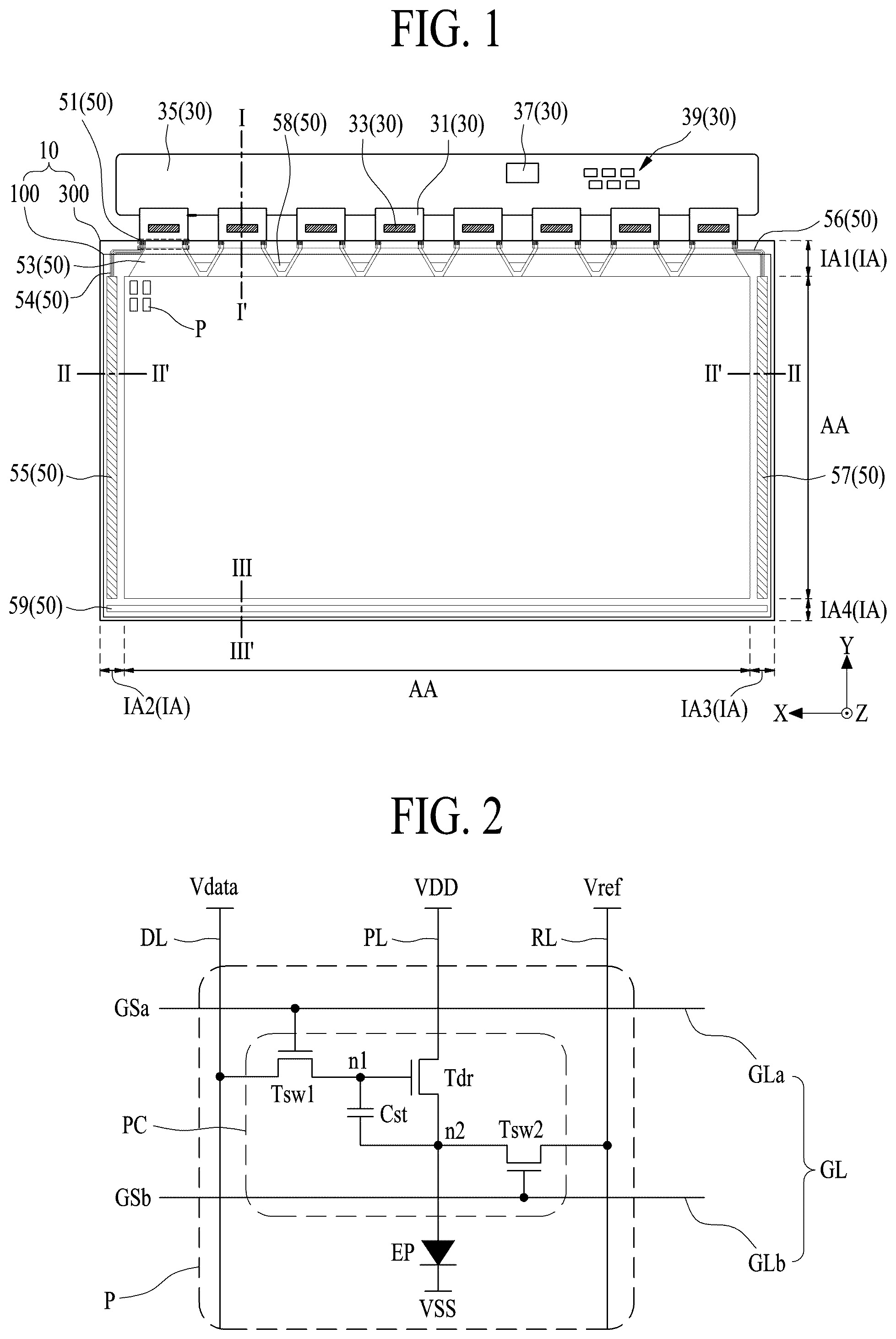 Patent US12108639 — Light emitting display apparatus — Figure 1