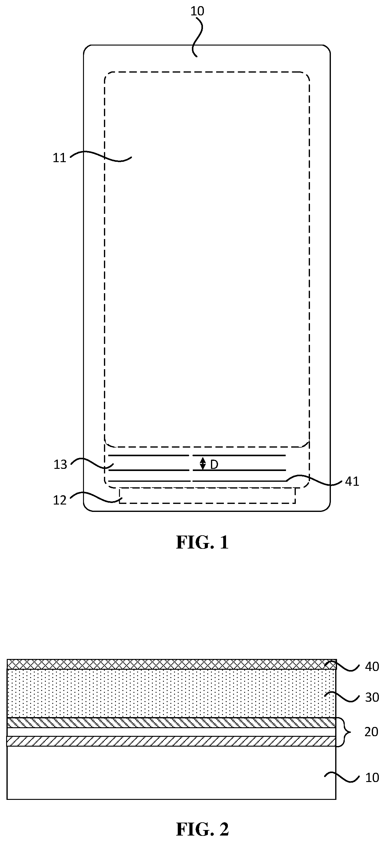 Patent US12108641 Figure 1 – Display panel interconnection line configurations
