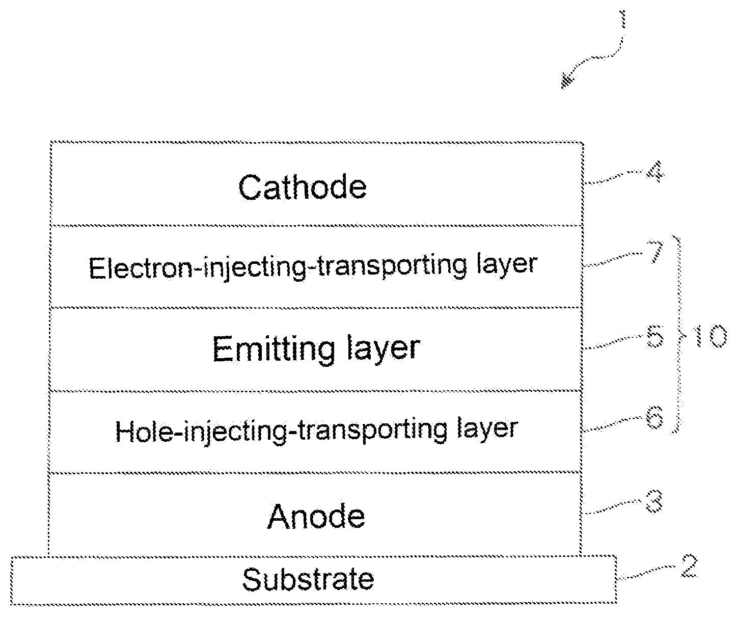 Patent US12108666 — Compound and organic electroluminescence device — Figure 1