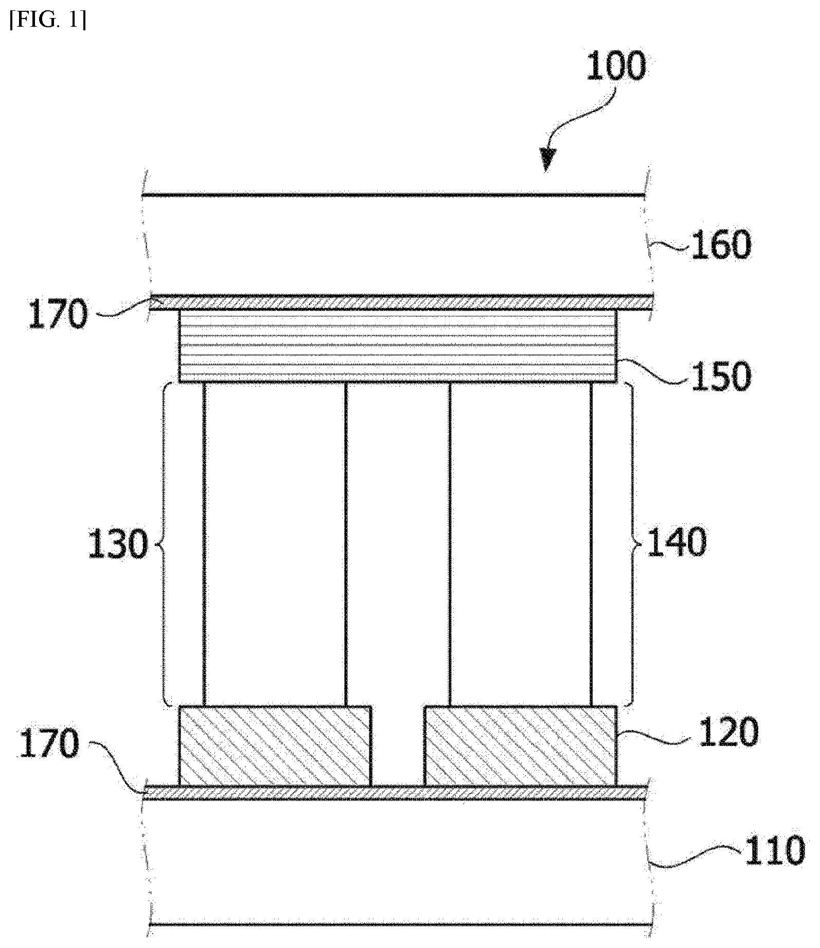 Patent US12108673 Figure 1 – Thermoelectric module