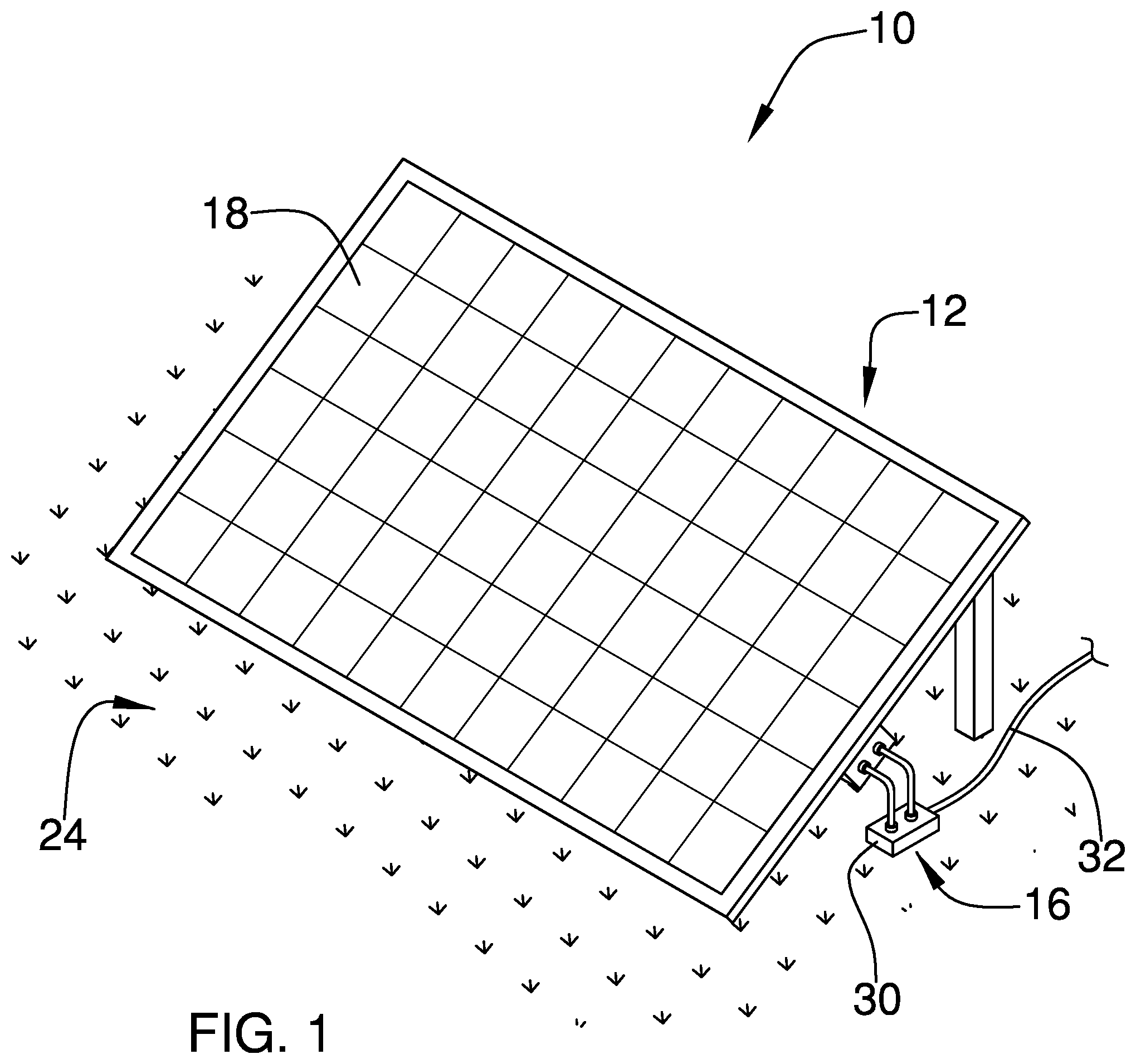 Patent US12108675 — Seebeck effect renewable energy arrangement — Figure 1