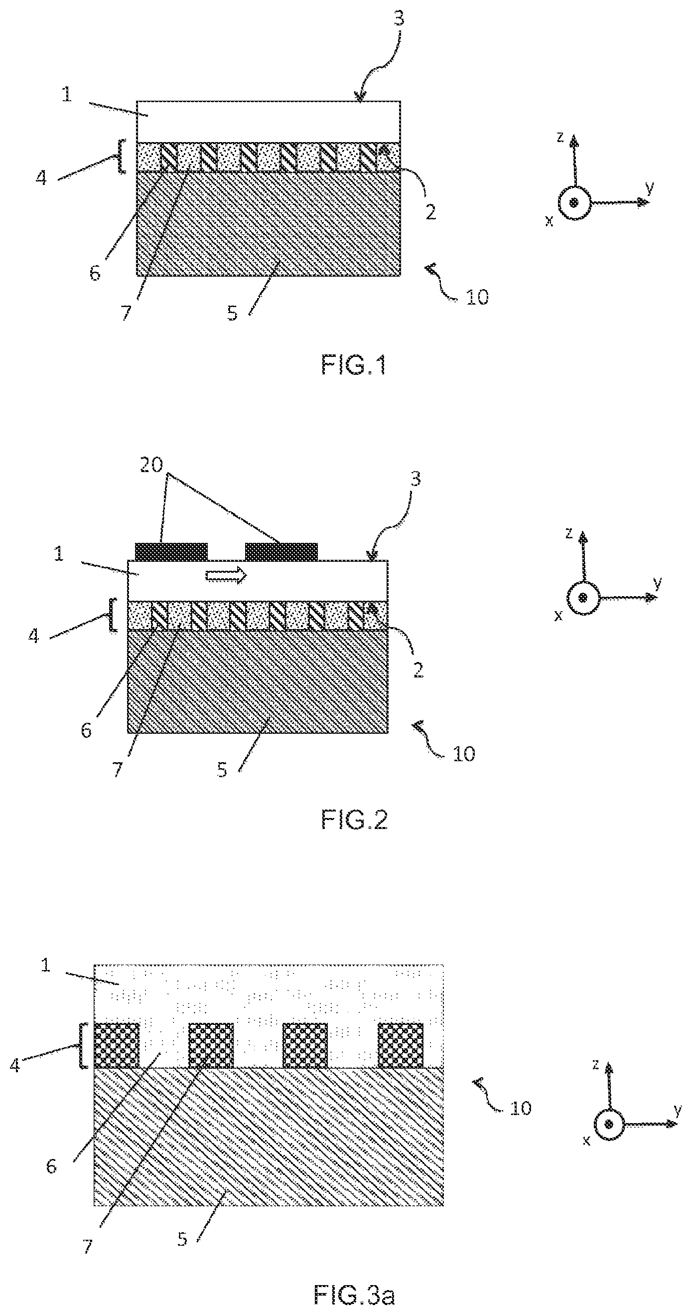 Patent US12108678 — Hybrid structure for a surface acoustic wave device — Figure 1