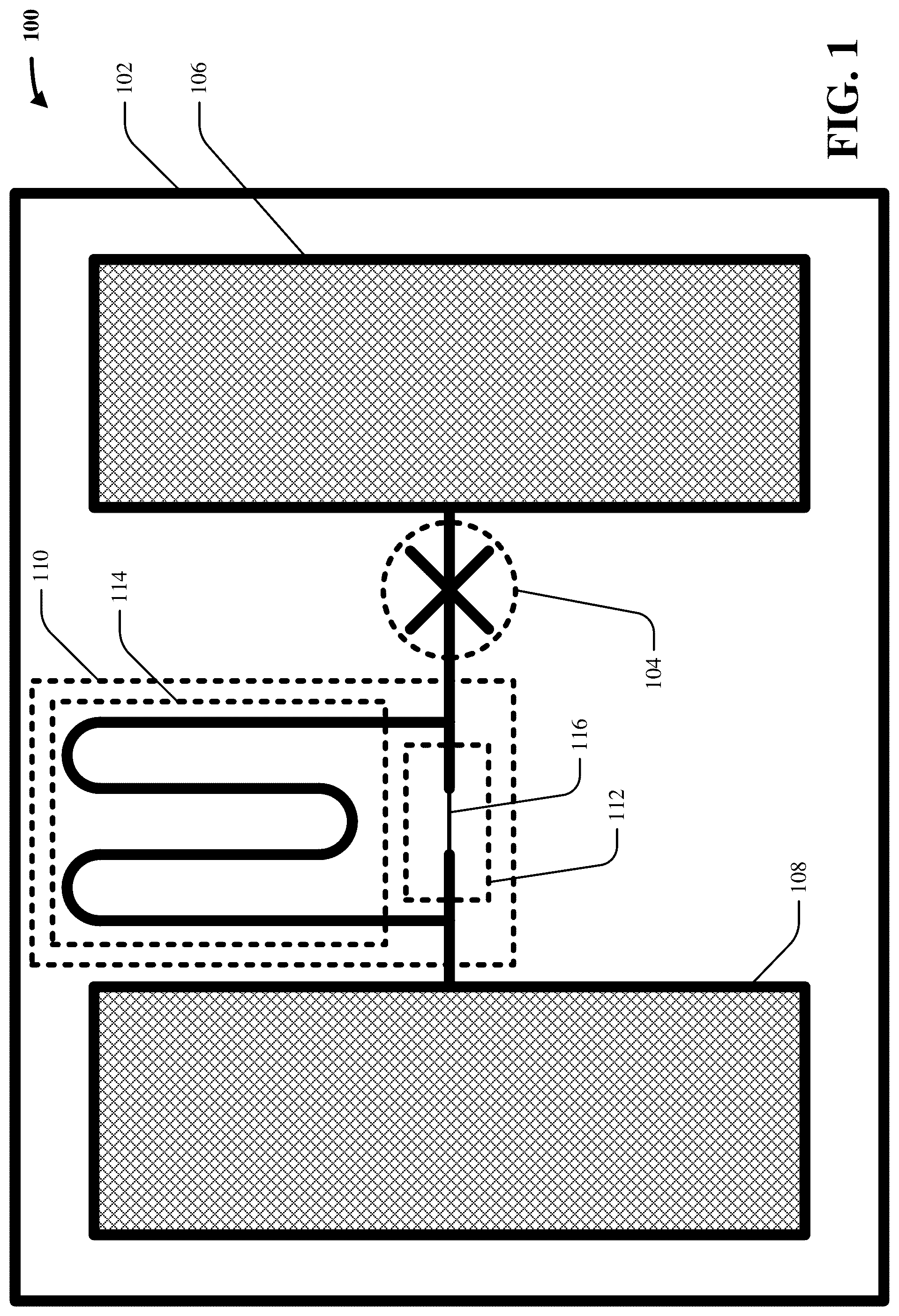 Patent US12108689 — Trimmable inductors for qubit frequency tuning — Figure 1