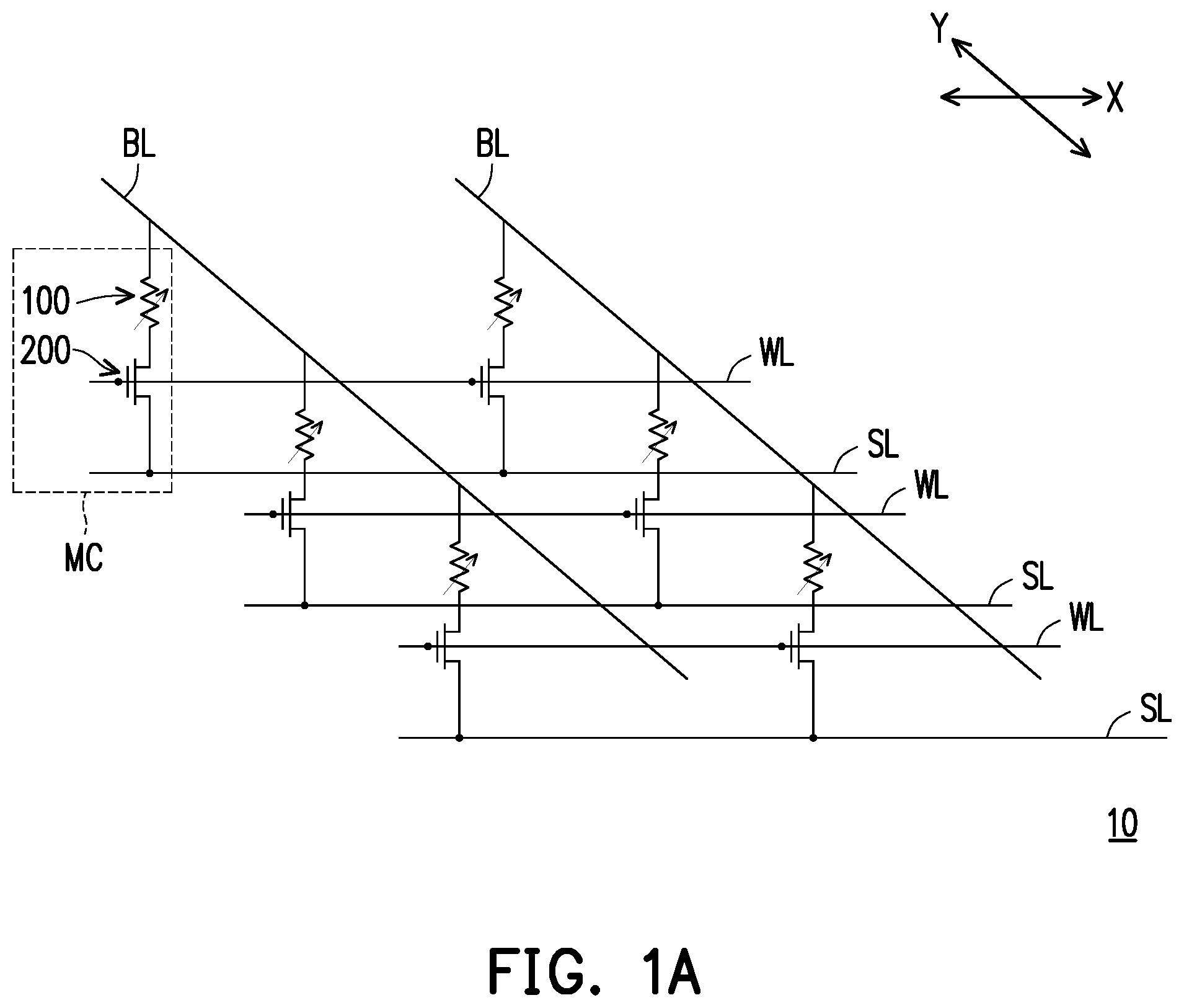 Patent US12108691 — Manufacturing method of memory device — Figure 1