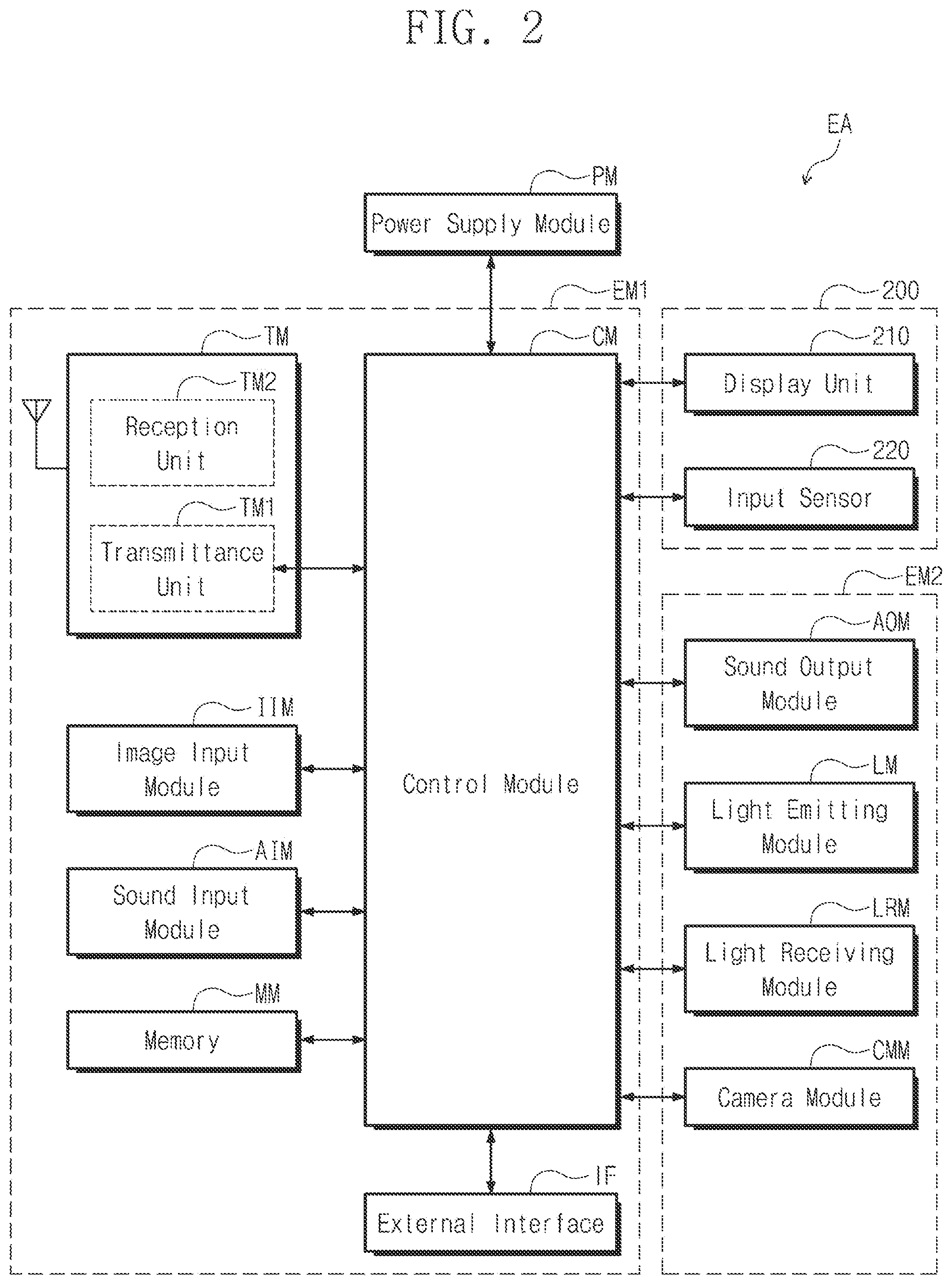 Patent US12112007 Figure 3 – Electronic panel and electronic apparatus including the same
