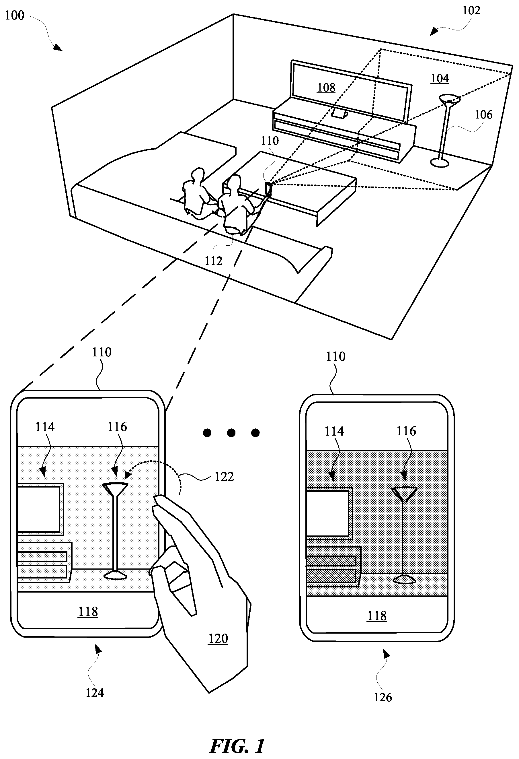 Patent US12112032 — Controlling a device based on processing of image data that captures the device and/or an installation environment of the device — Figure 1