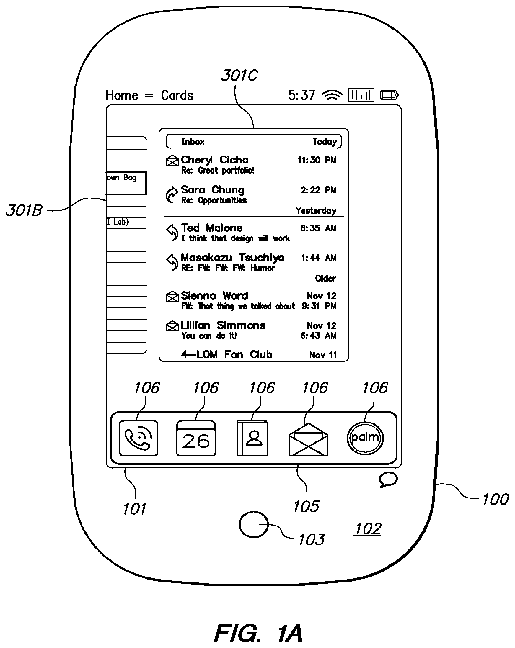 Patent US12112033 — Selective hibernation of activities in an electronic device — Figure 1