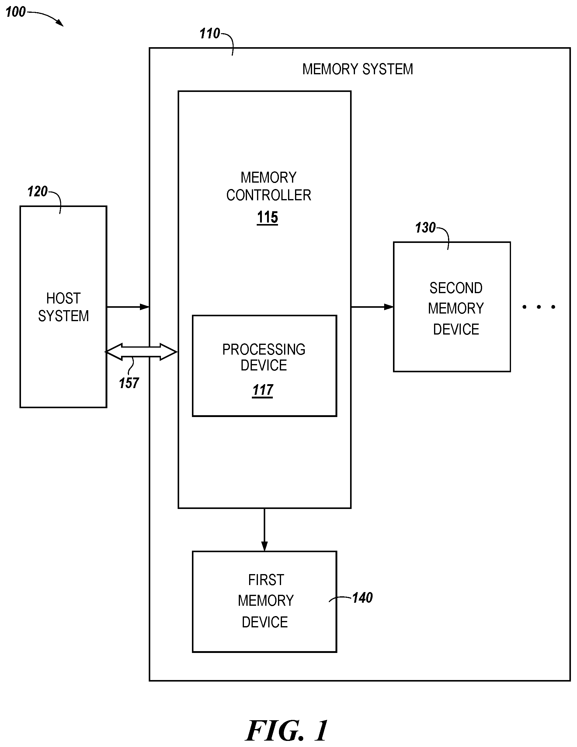 Patent US12112057 — Strategic memory cell reliability management — Figure 1
