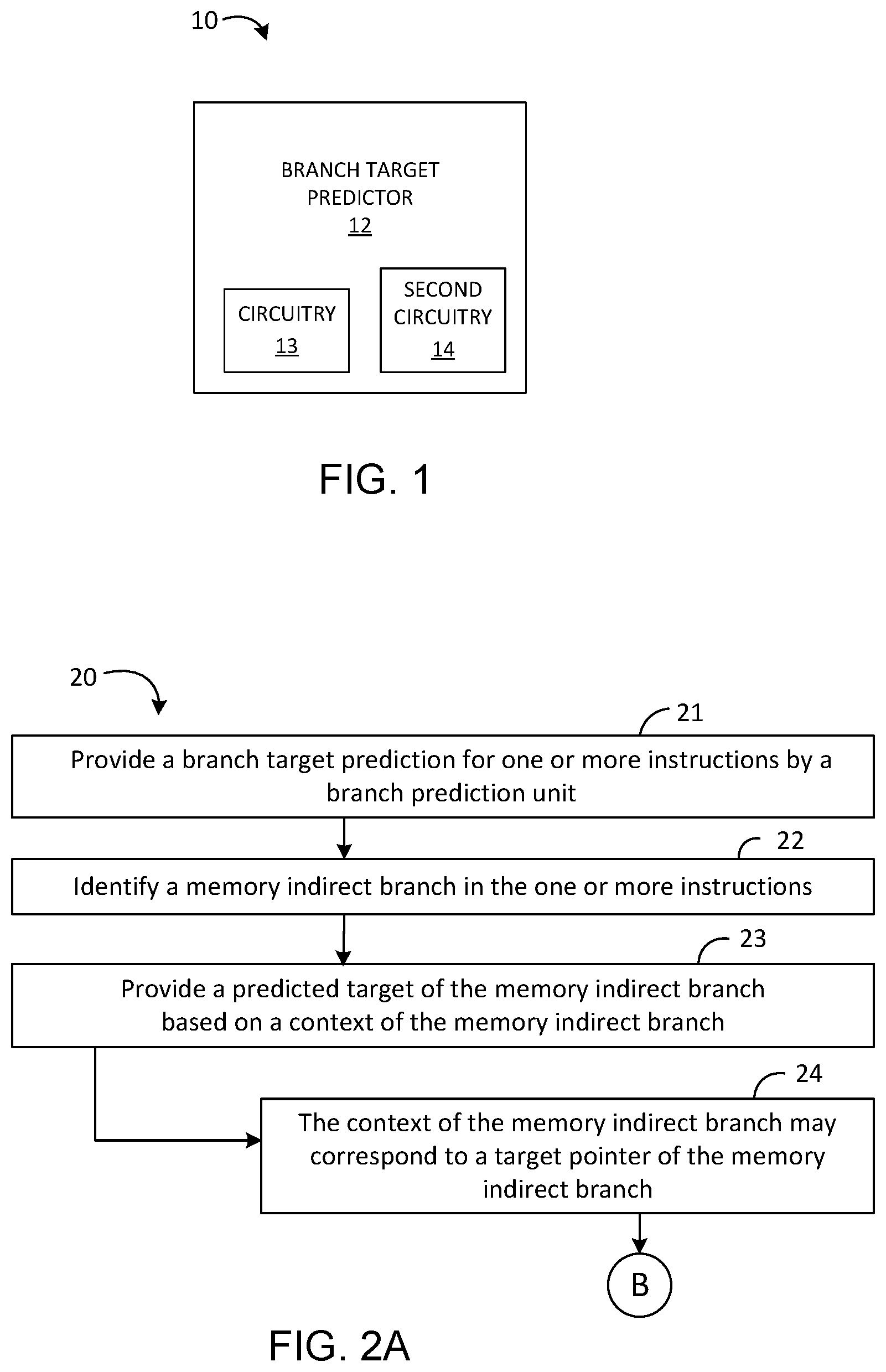 Patent US12112173 Figure 1 – Context-based loop branch prediction