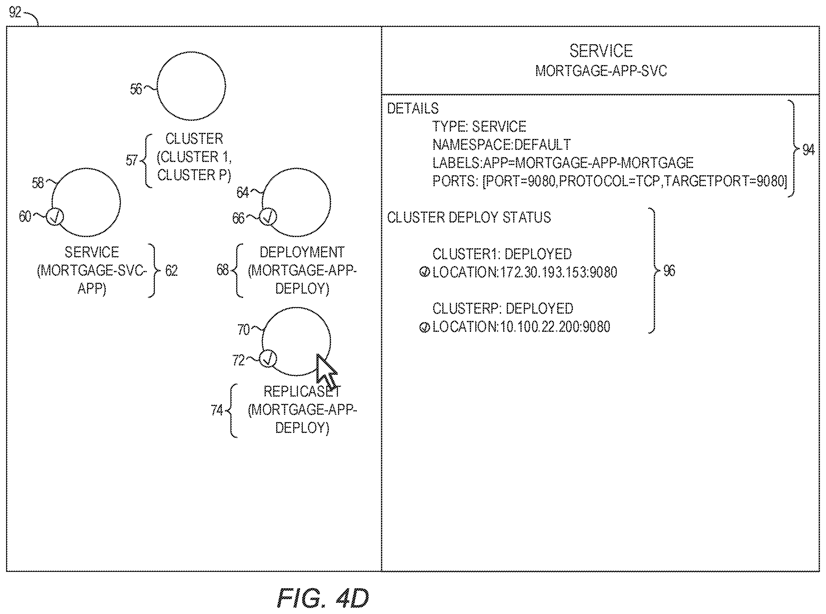Patent US12112187 Figure 7 – Scalable visualization of a containerized application in a multiple-cluster environment