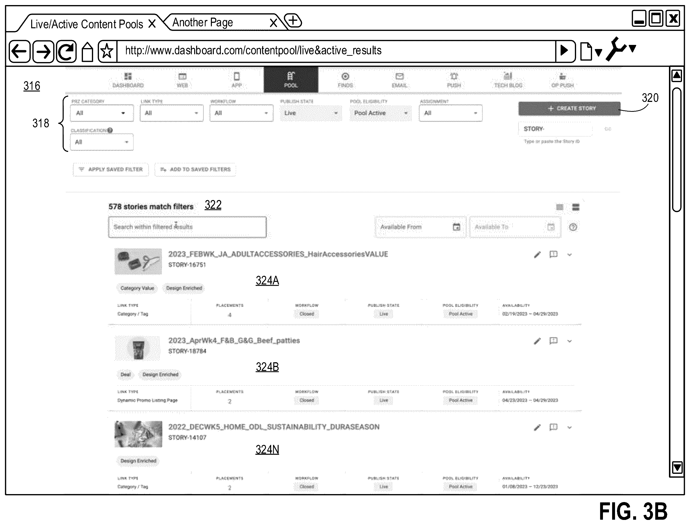 Patent US12112355 Figure 5 – Dynamically generating and serving content across different platforms