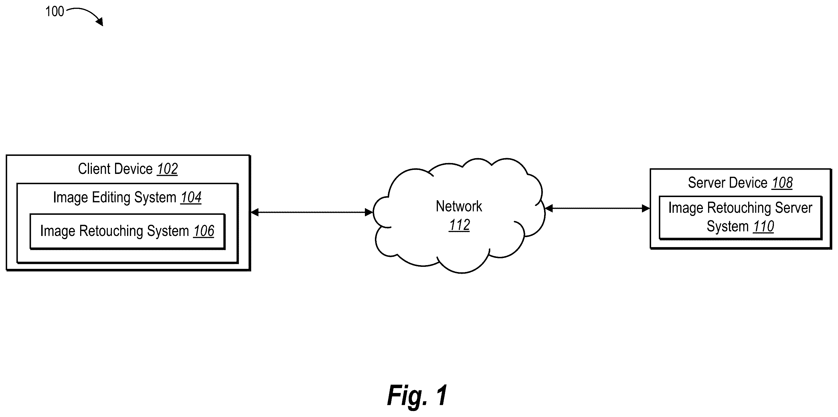 Patent US12112456 — Retouching digital images utilizing layer specific deep-learning neural networks — Figure 1
