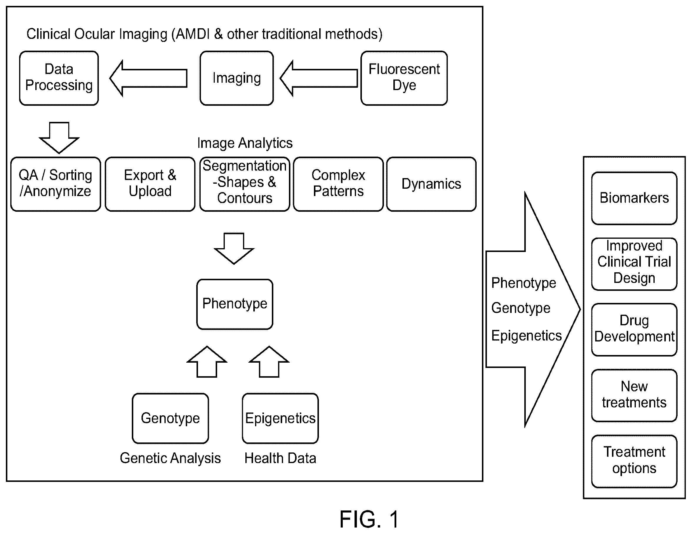 Patent US12112480 — Systems and methods for processing, storage and retrieval of ocular images — Figure 1