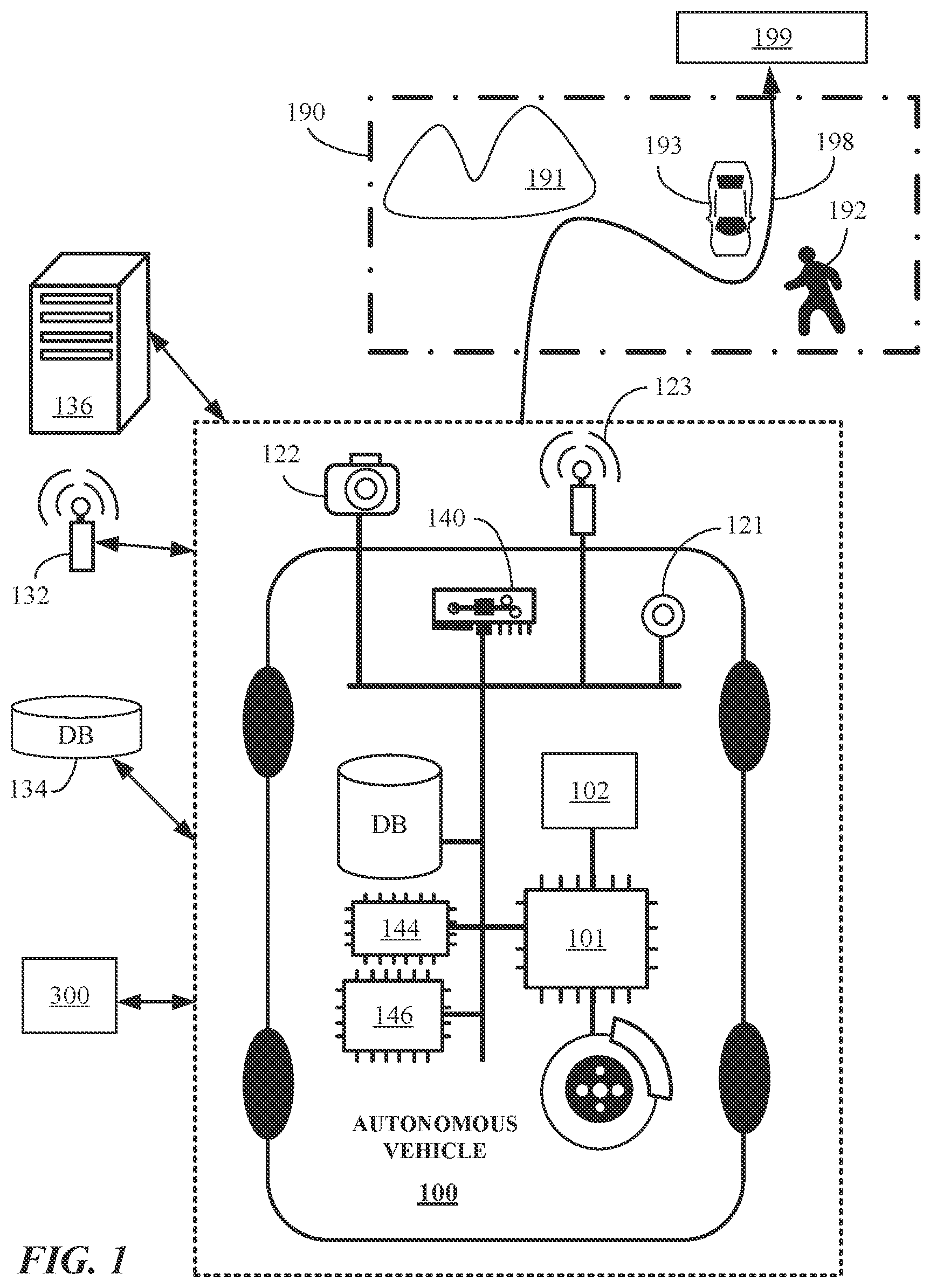 Patent US12112550 — Systems and methods for traffic light detection — Figure 1