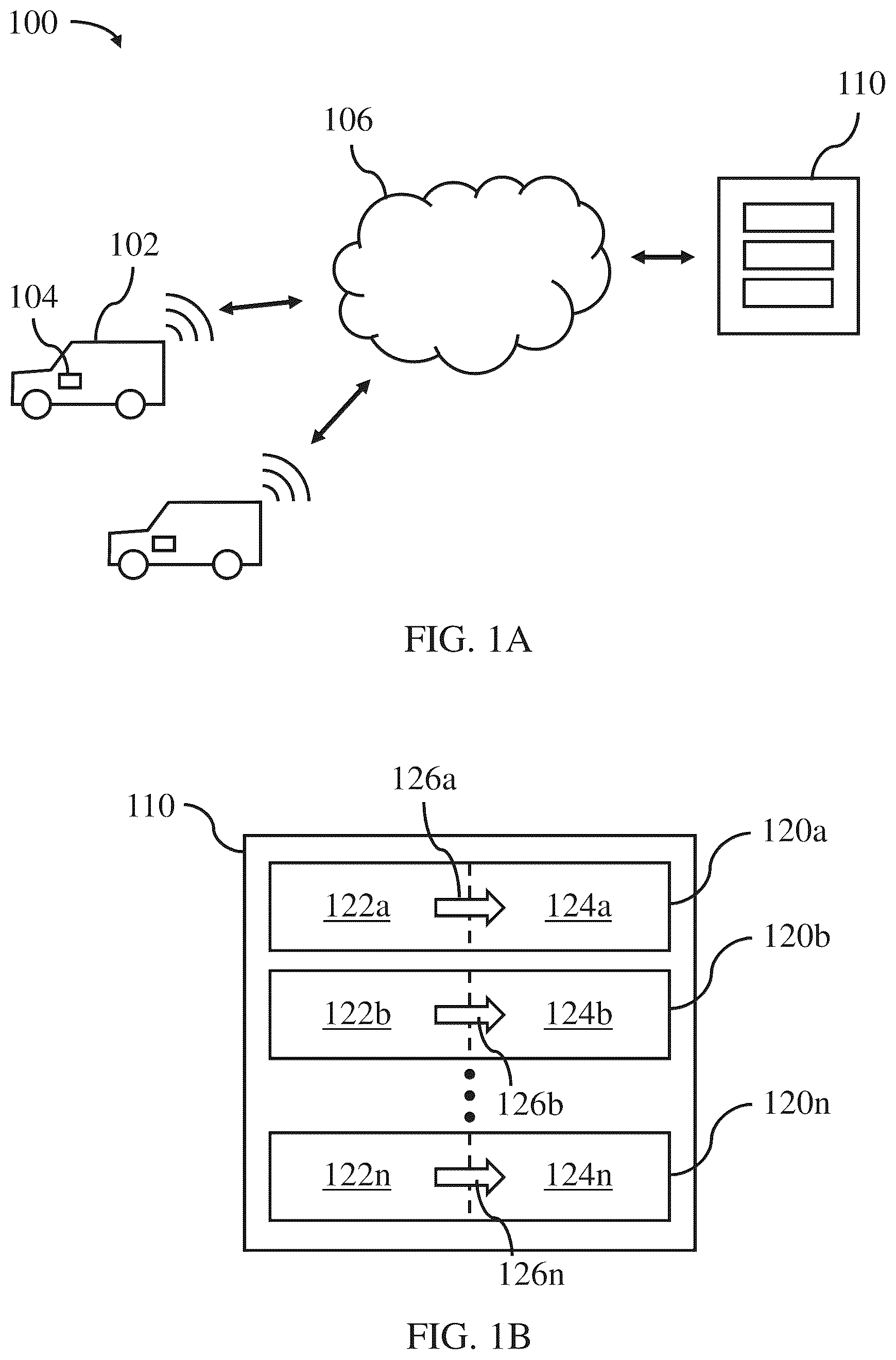 Patent US12112586 — Collection and distribution of telematics data — Figure 1