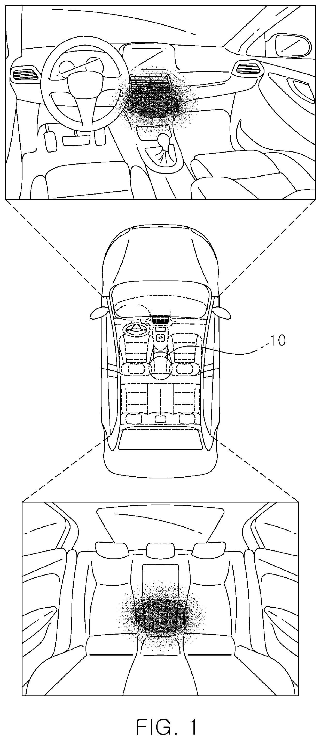 Patent US12112591 — AI-based noise generation diagnosis apparatus and method of PE components for electric vehicle — Figure 1