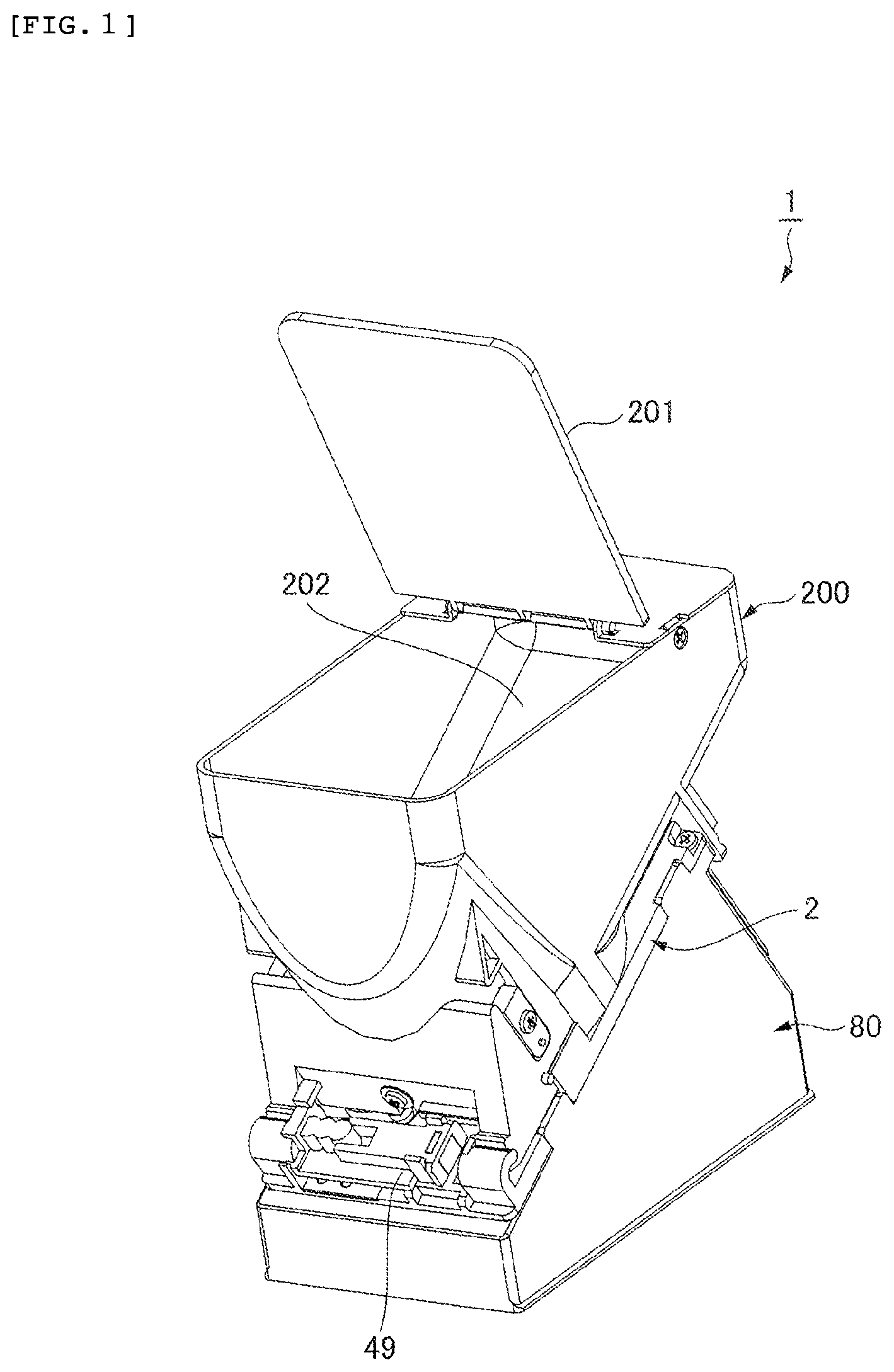 Patent US12112594 — Disk feeding device — Figure 1