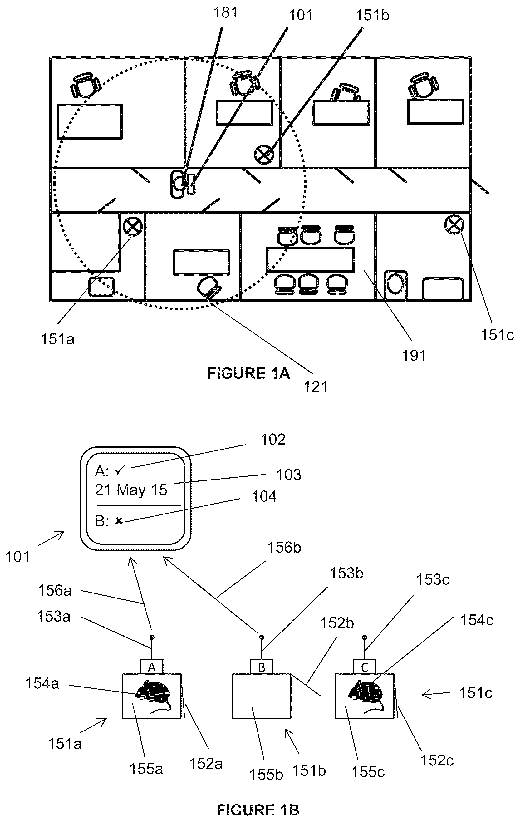 Patent US12112612 — Pest control system having event monitoring — Figure 1